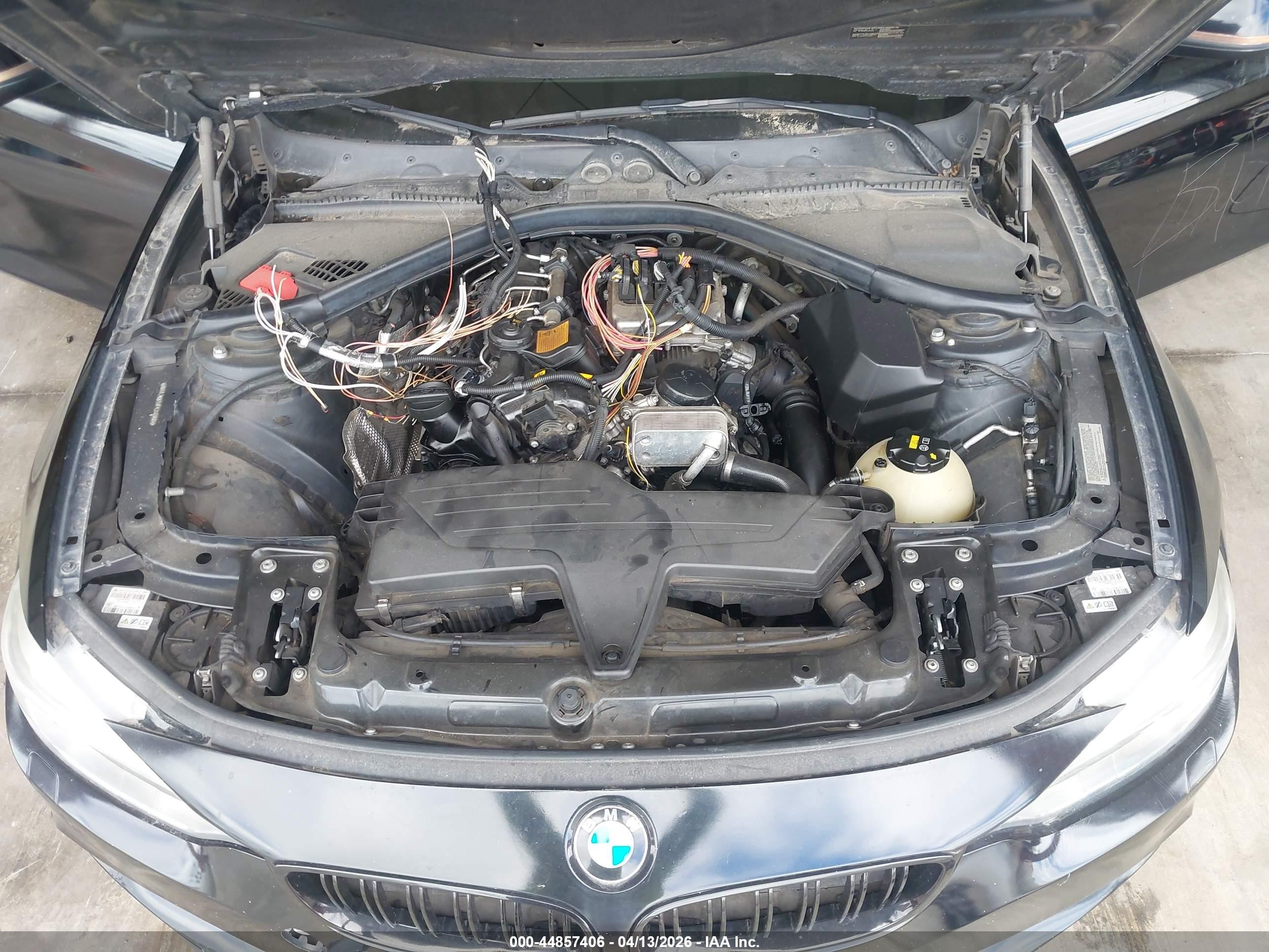 2015 Bmw 428i Xdrive Black vin: WBA3N9C59FK246968