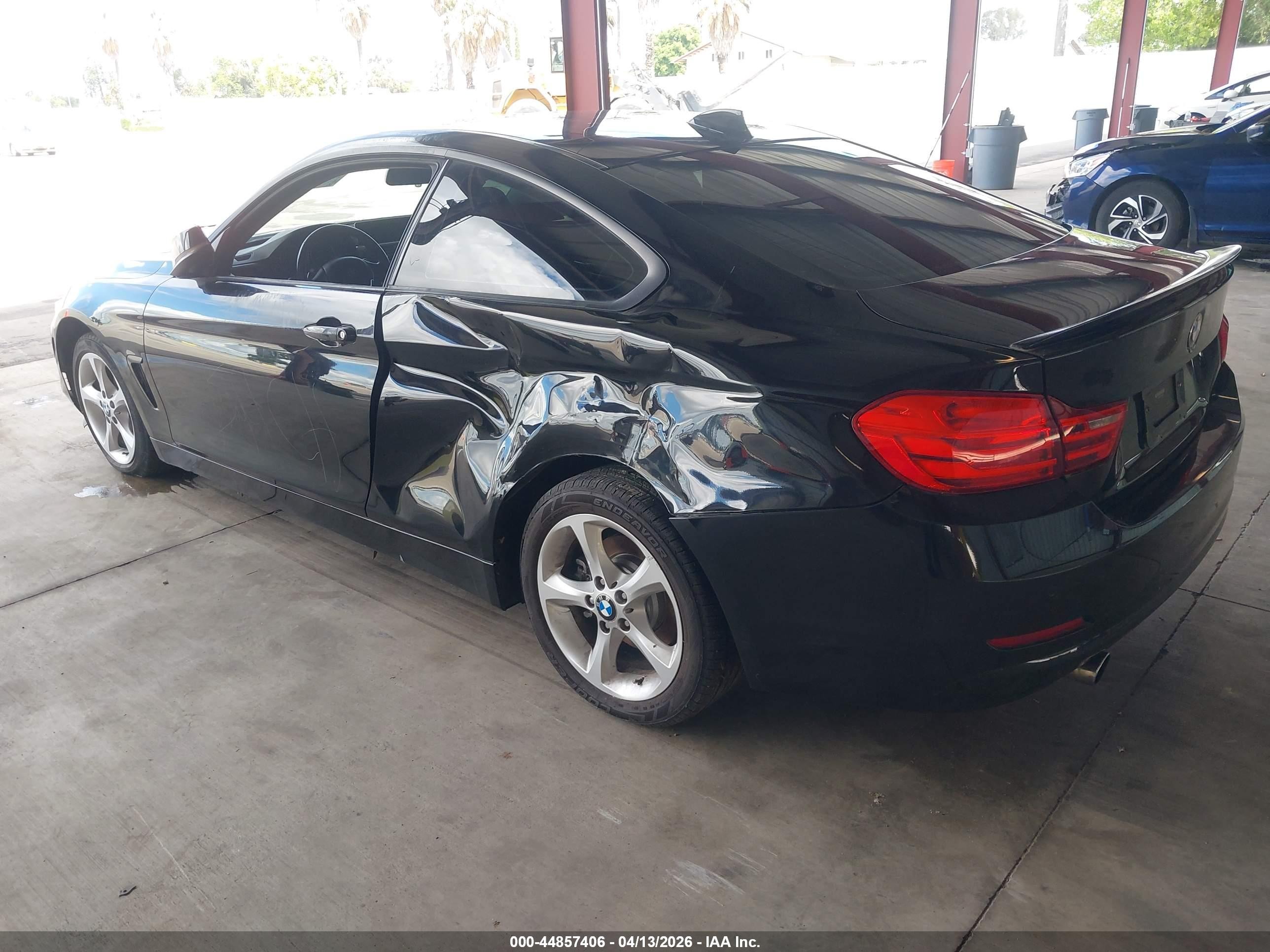 2015 Bmw 428i Xdrive Black vin: WBA3N9C59FK246968