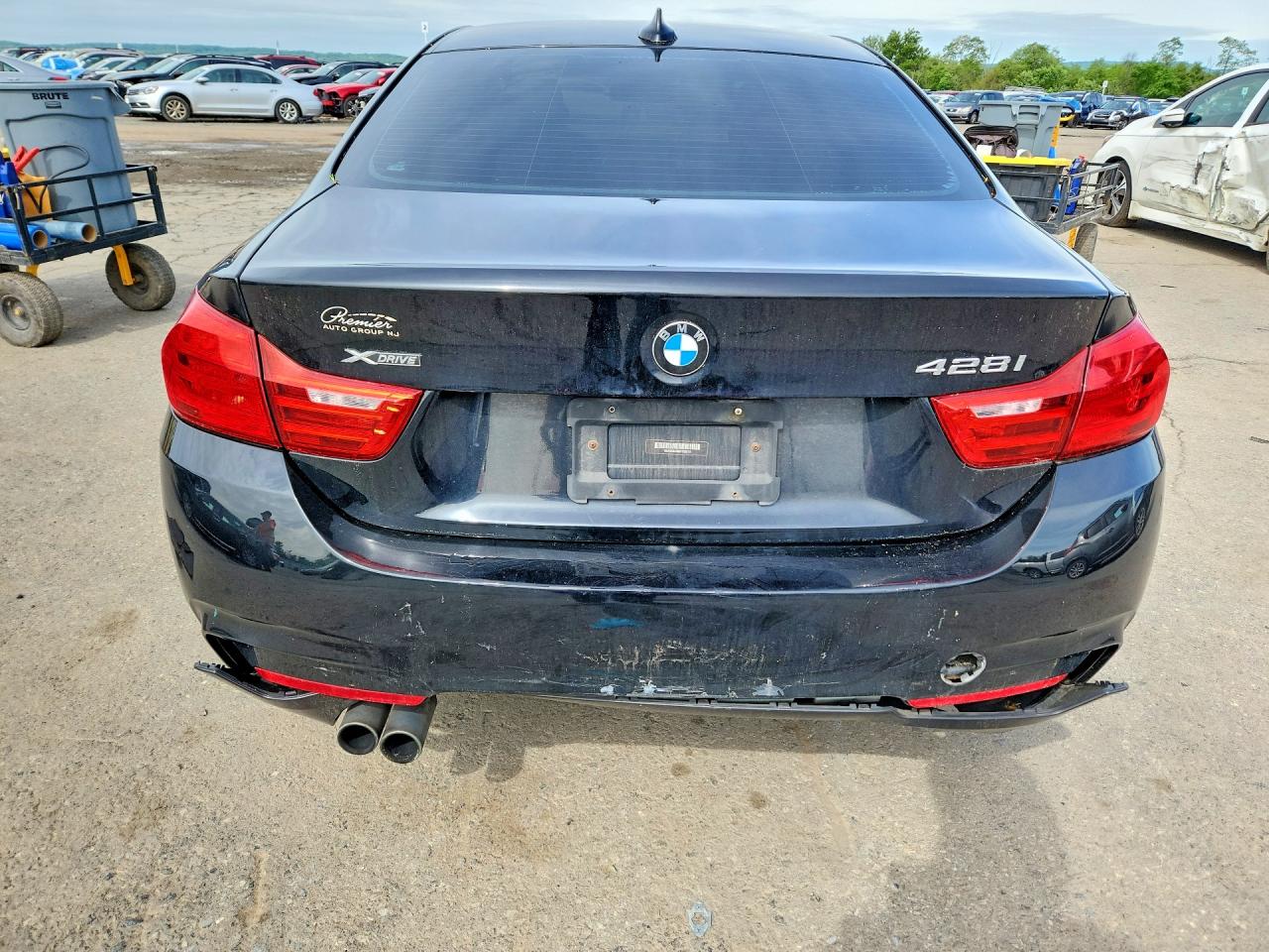 2014 Bmw 428 Xi Black vin: WBA3N9C5XEF720210