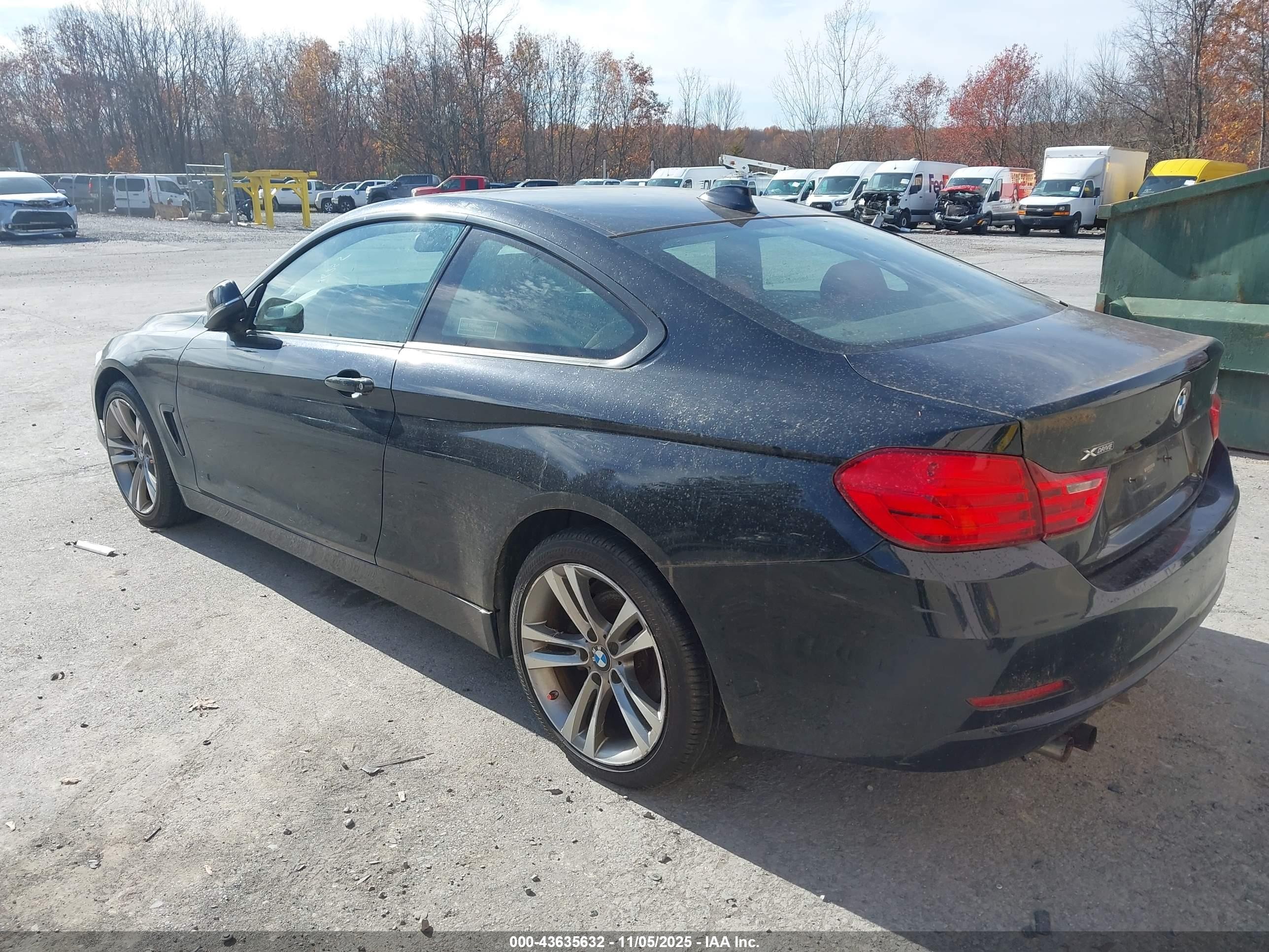 2014 Bmw 428i Xdrive Black vin: WBA3N9C5XEK244595