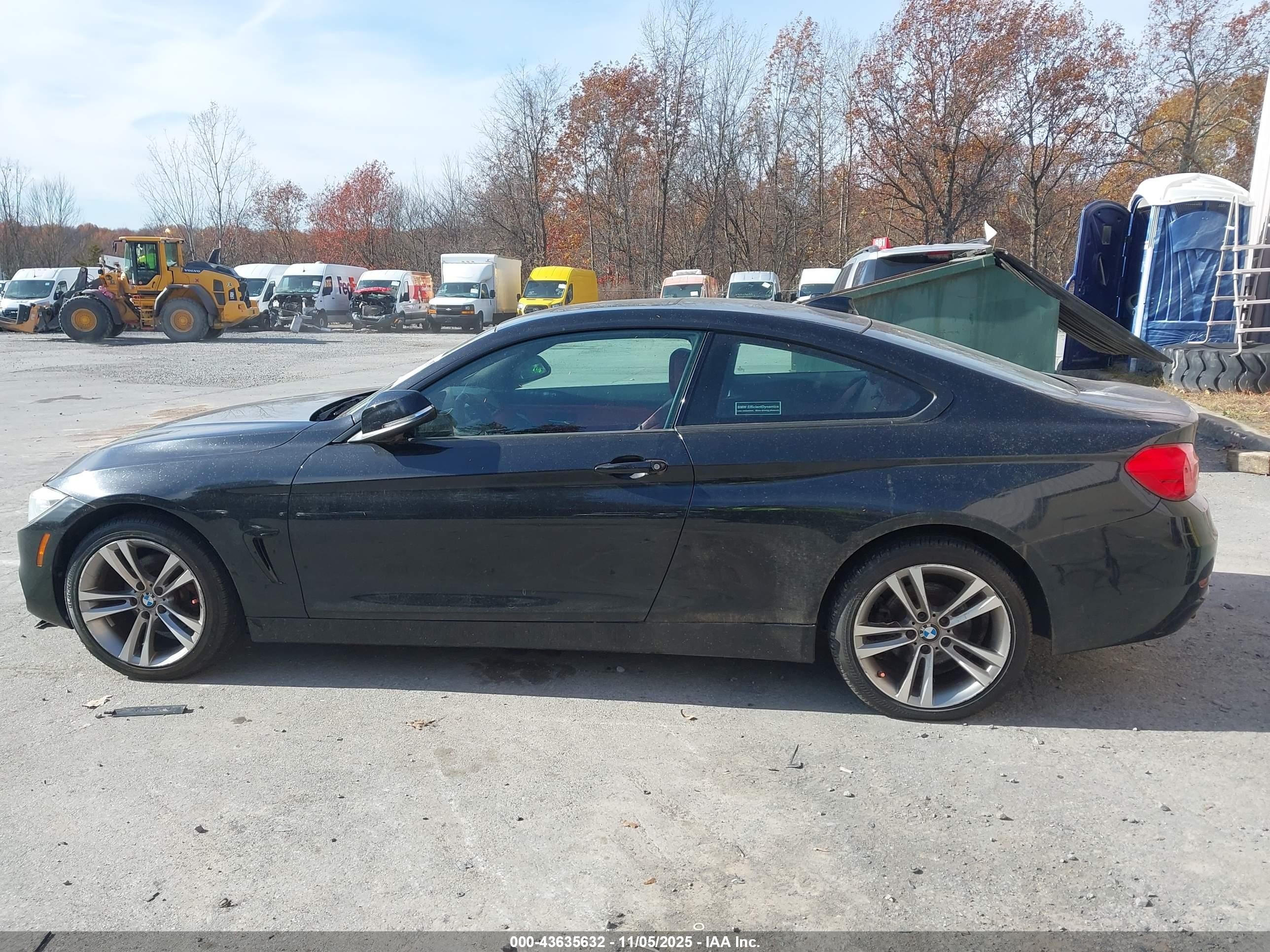 2014 Bmw 428i Xdrive Black vin: WBA3N9C5XEK244595