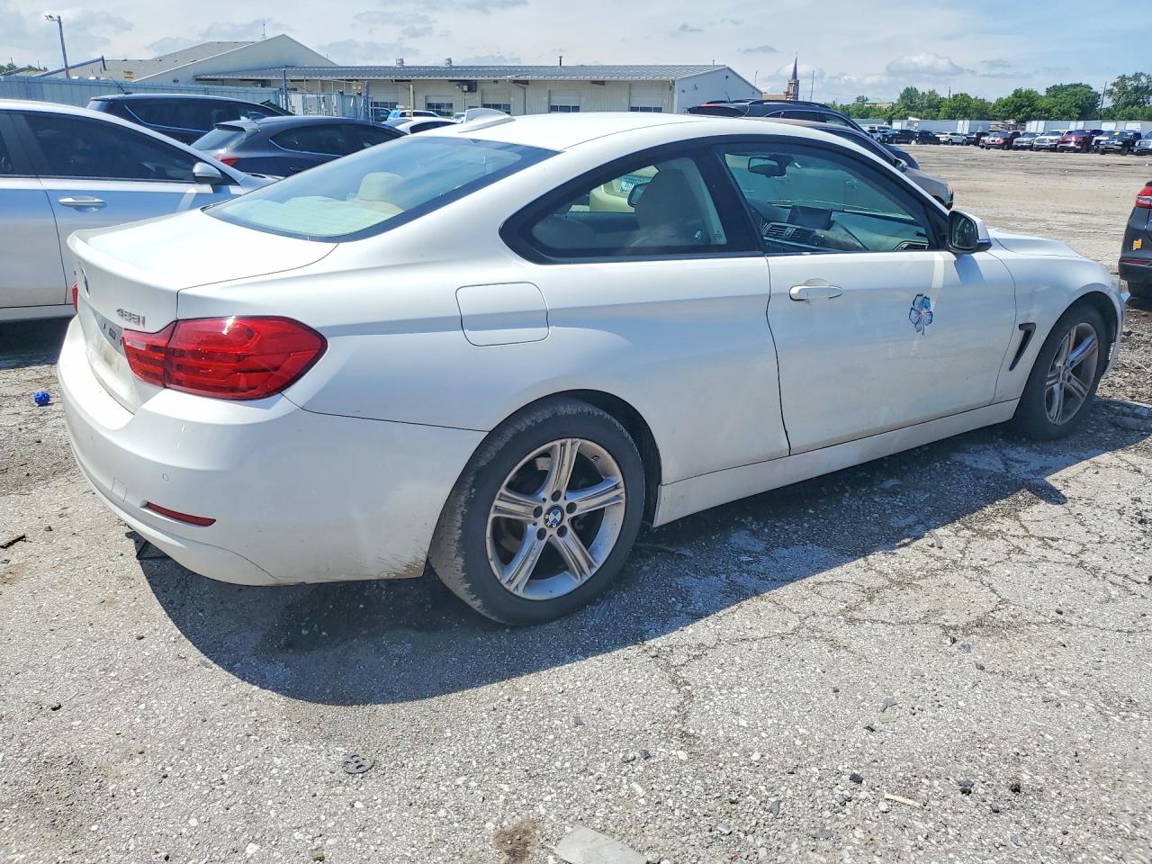 2015 Bmw 428 Xi Белый vin: WBA3N9C5XFK246803
