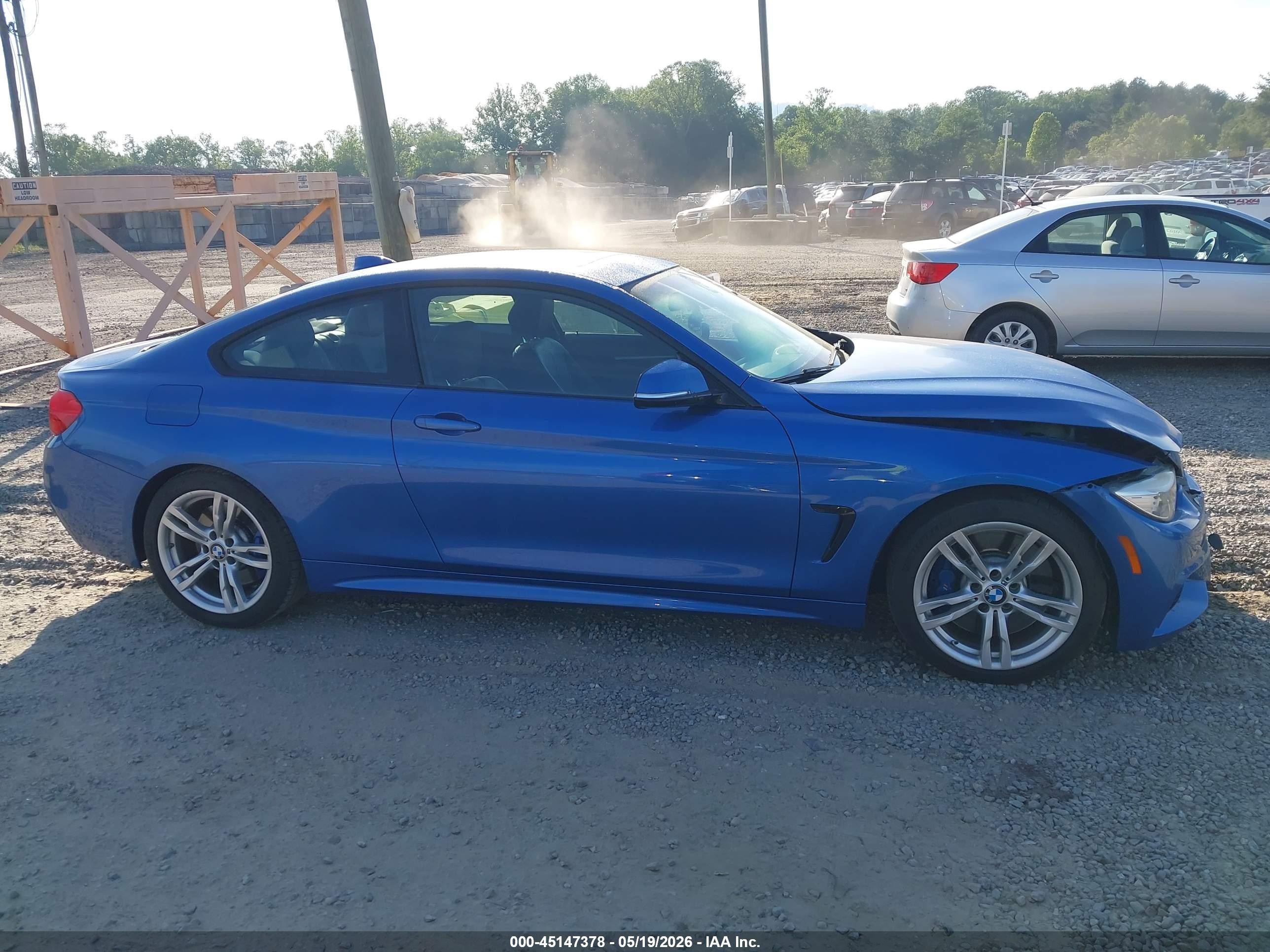 2014 Bmw 435i   Blue vin: WBA3R1C50EK190570