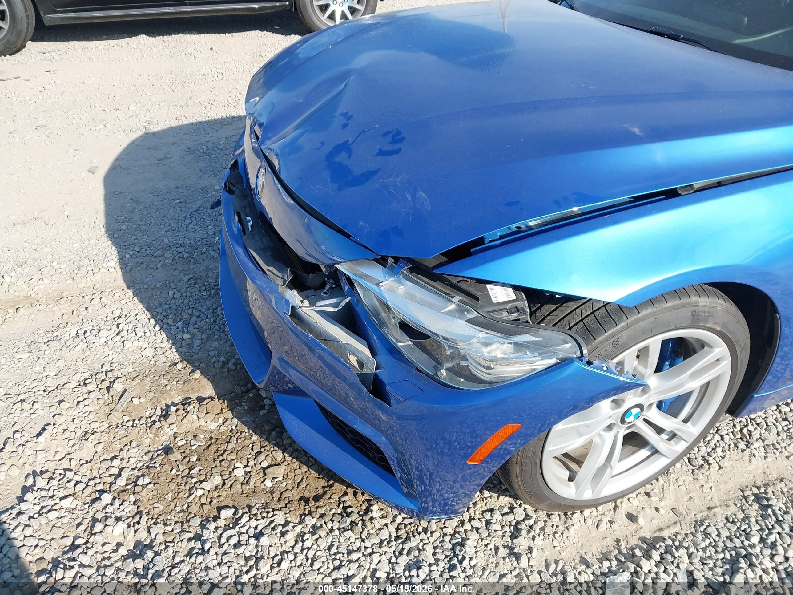 2014 Bmw 435i   Blue vin: WBA3R1C50EK190570