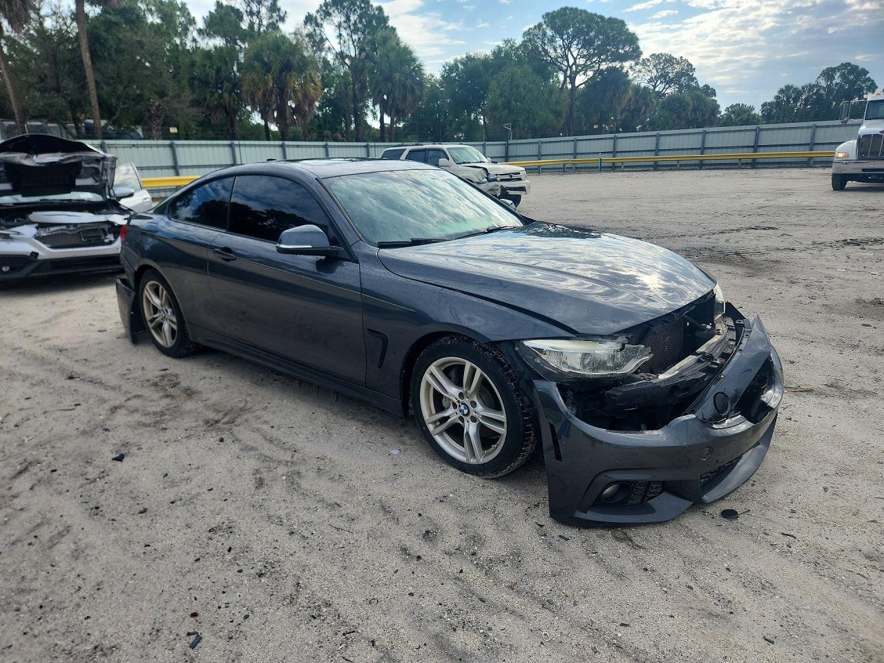 2016 Bmw 435 I Gray vin: WBA3R1C50GK529203