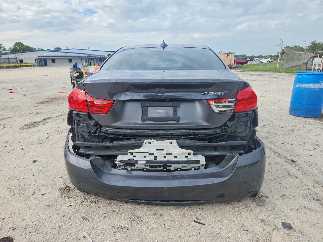 2016 Bmw 435 I Gray vin: WBA3R1C50GK529203