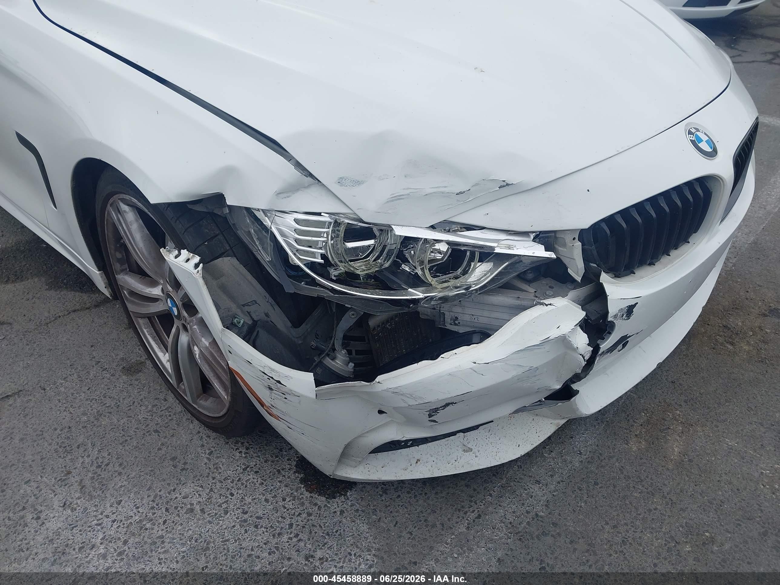 2014 Bmw 435i   White vin: WBA3R1C51EK190531