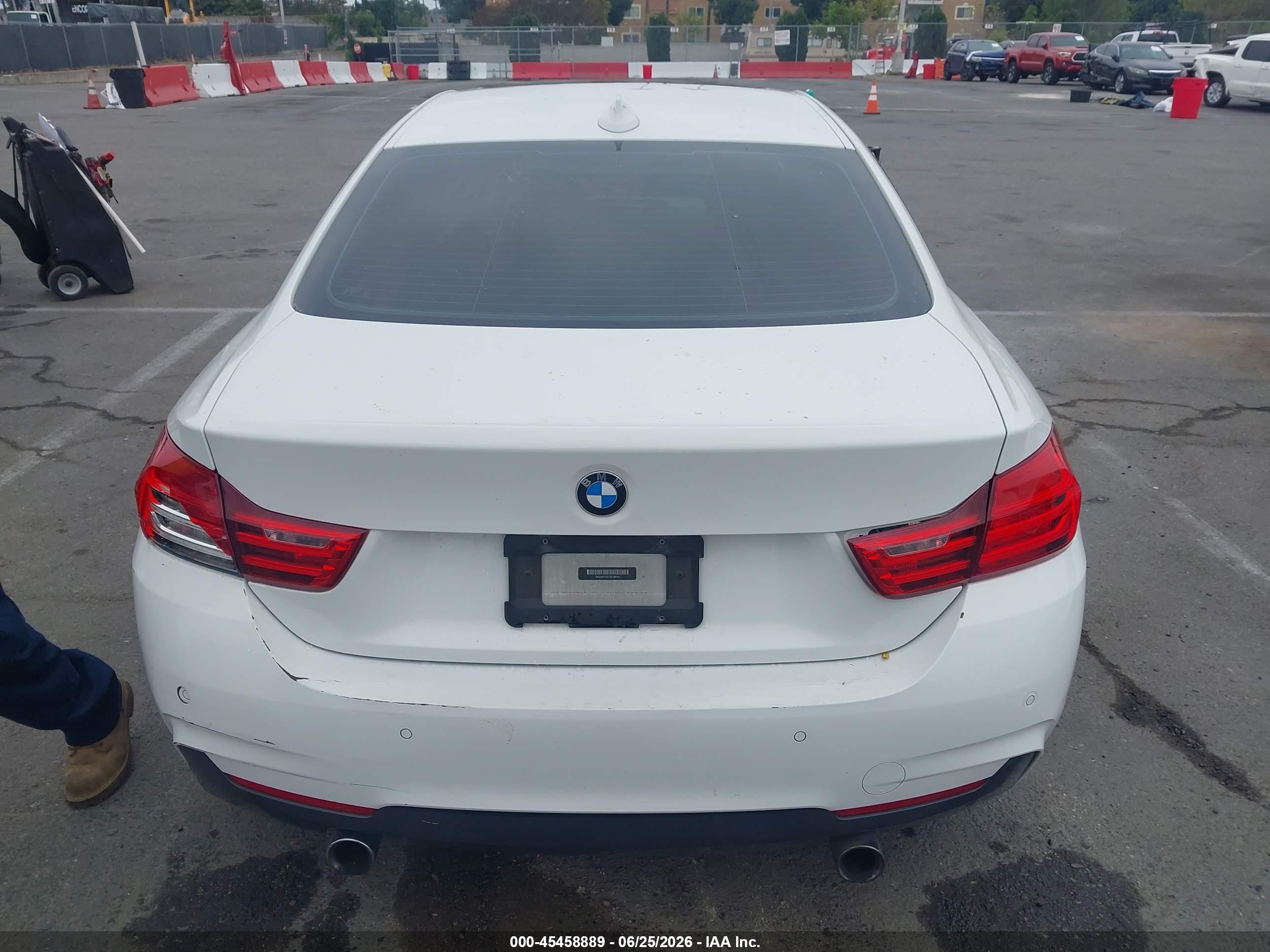 2014 Bmw 435i   White vin: WBA3R1C51EK190531