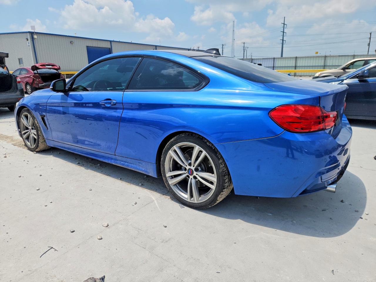 2014 Bmw 435 I Blue vin: WBA3R1C51EK192604