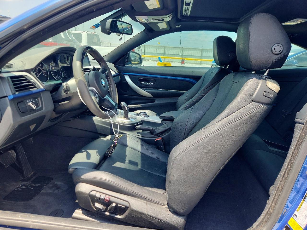 2014 Bmw 435 I Blue vin: WBA3R1C51EK192604