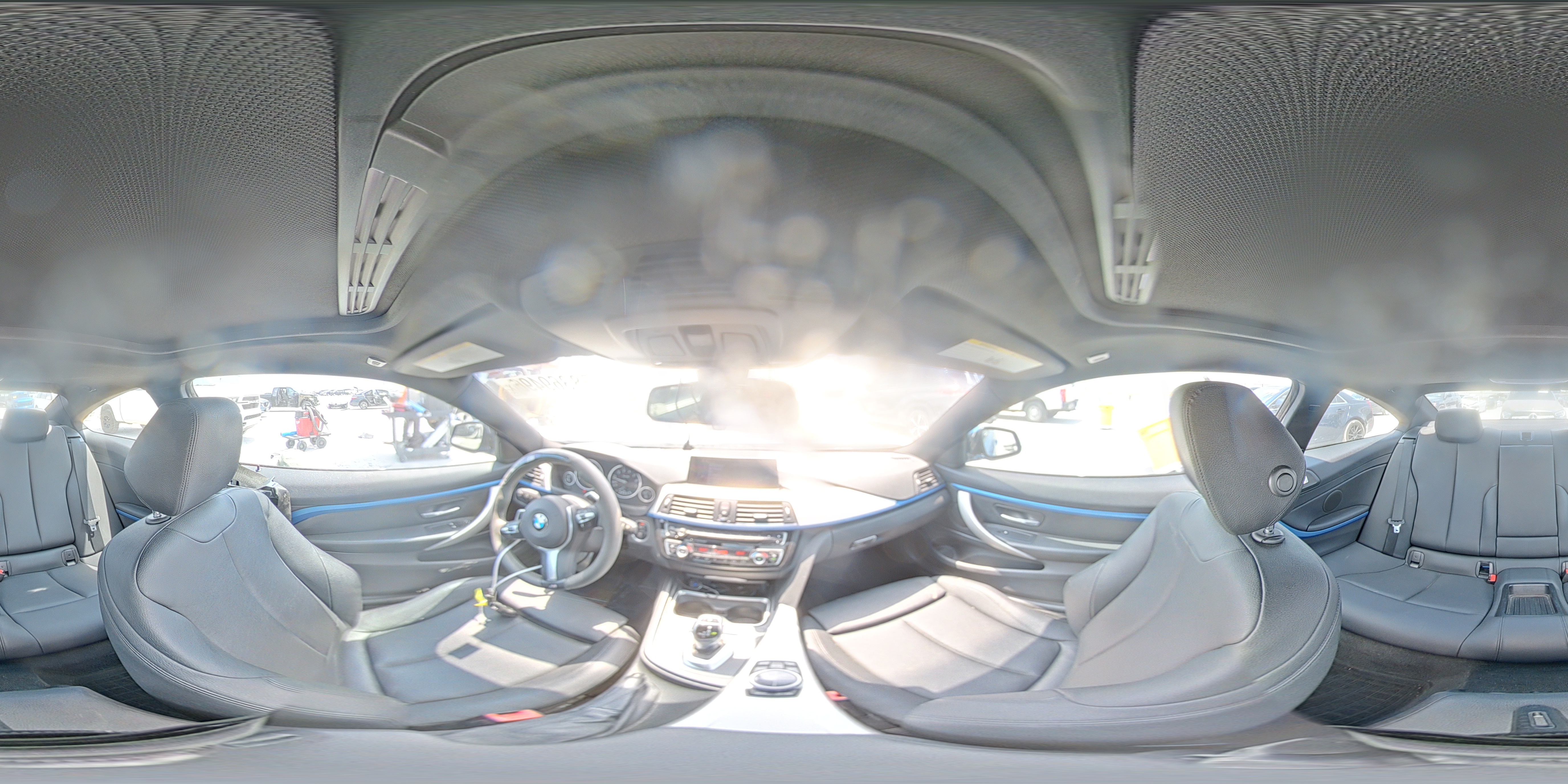 2014 Bmw 435 I Blue vin: WBA3R1C51EK192604