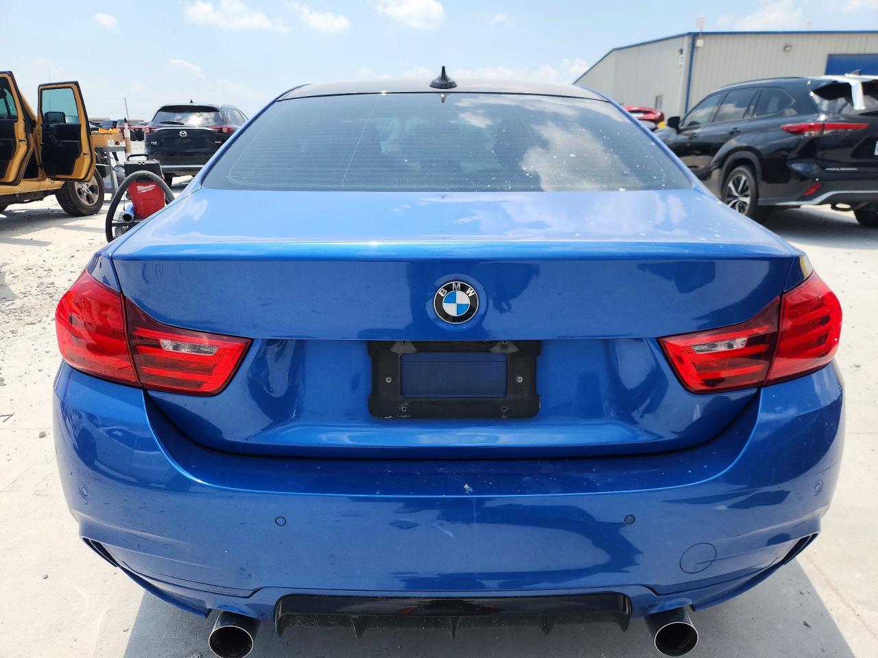 2014 Bmw 435 I Blue vin: WBA3R1C51EK192604