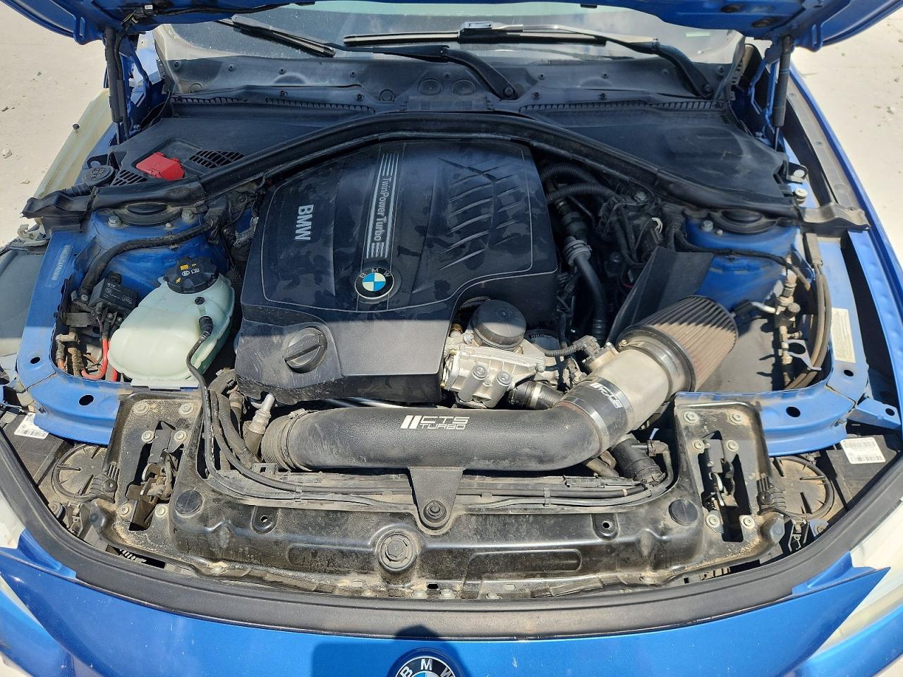2014 Bmw 435 I Blue vin: WBA3R1C51EK192604