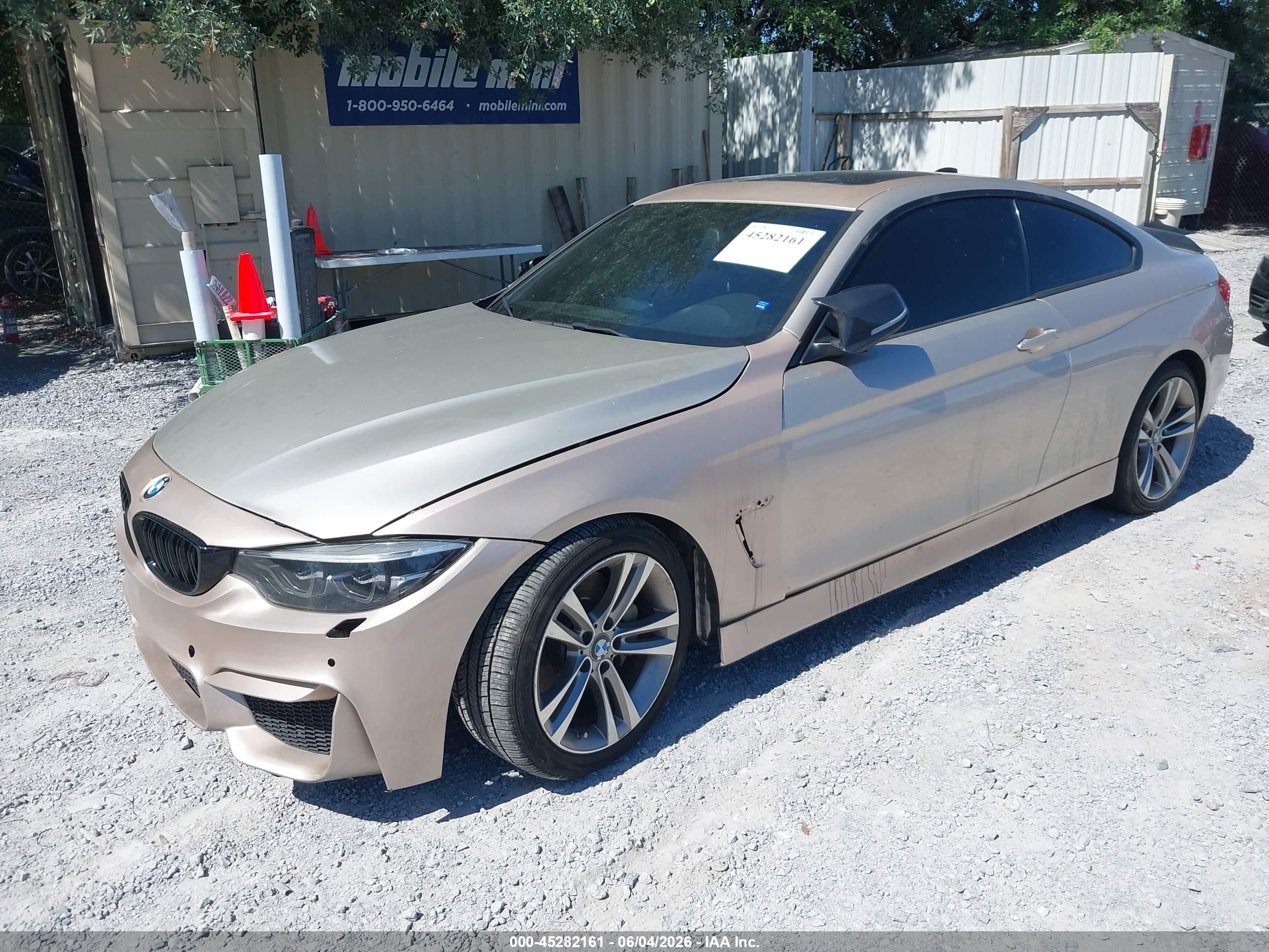 2014 Bmw 435i   Gold vin: WBA3R1C51EK192893