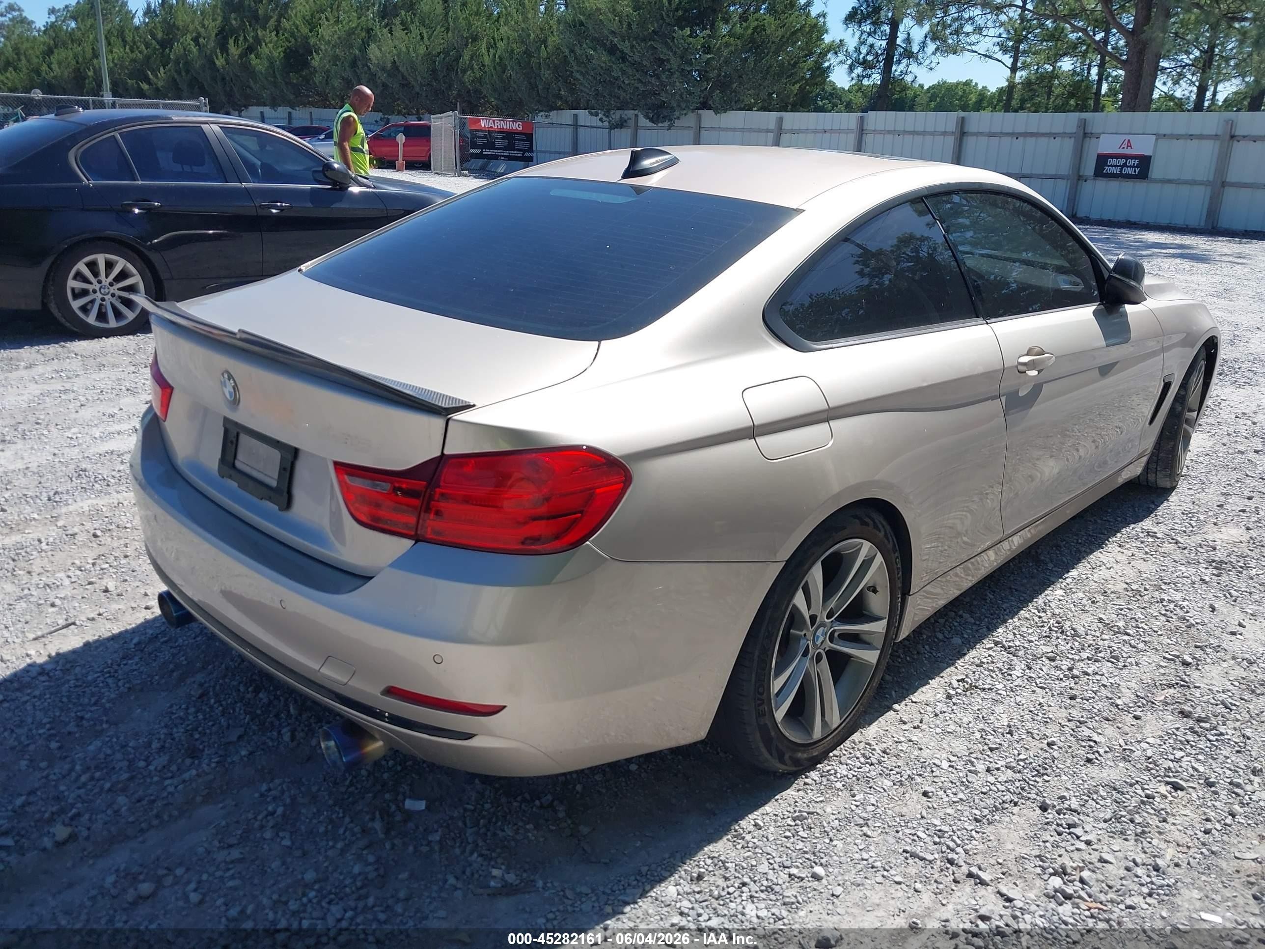 2014 Bmw 435i   Gold vin: WBA3R1C51EK192893