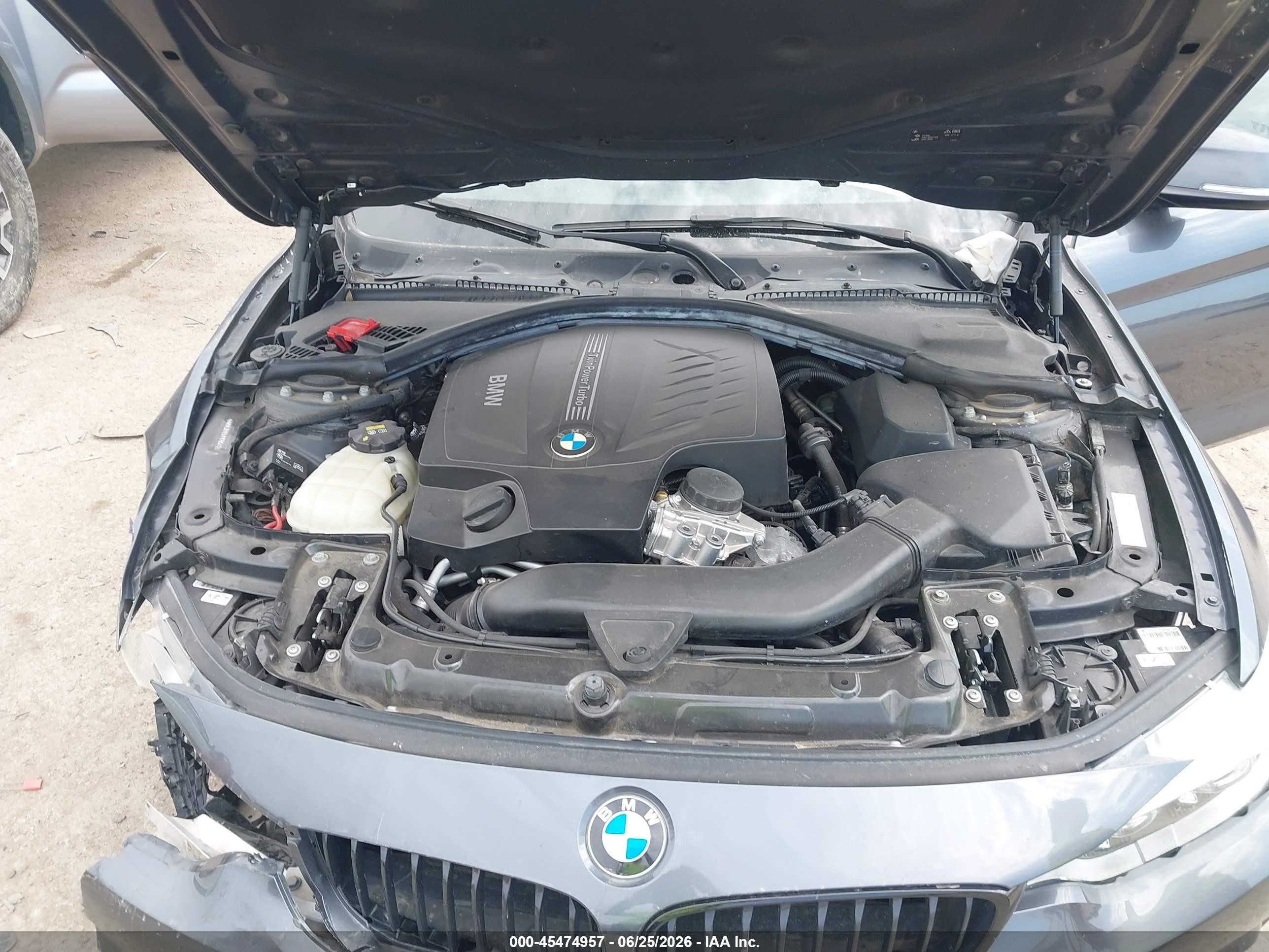2015 Bmw 435i   Серый vin: WBA3R1C51FK195472