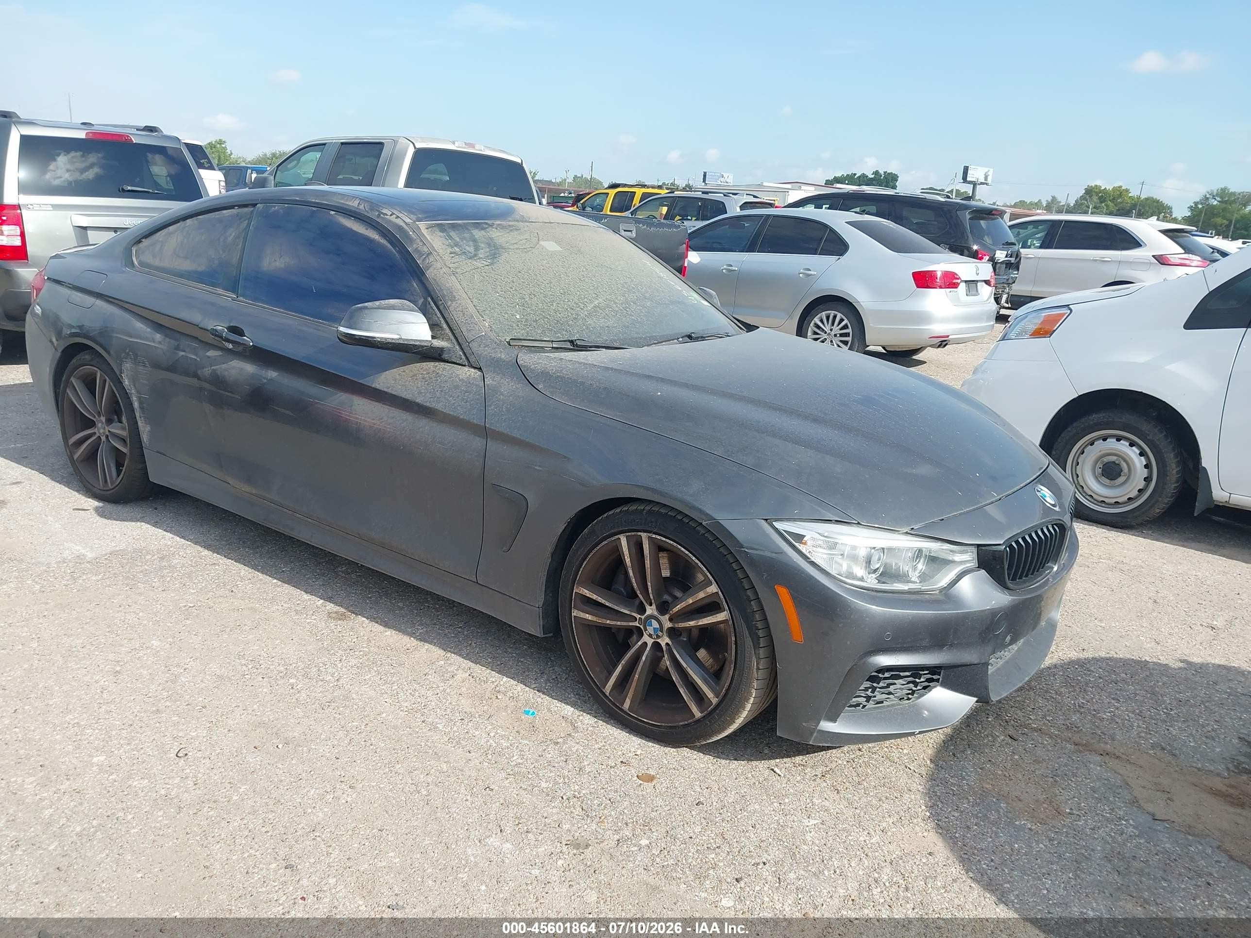 2015 Bmw 435i   Gray vin: WBA3R1C51FK195505