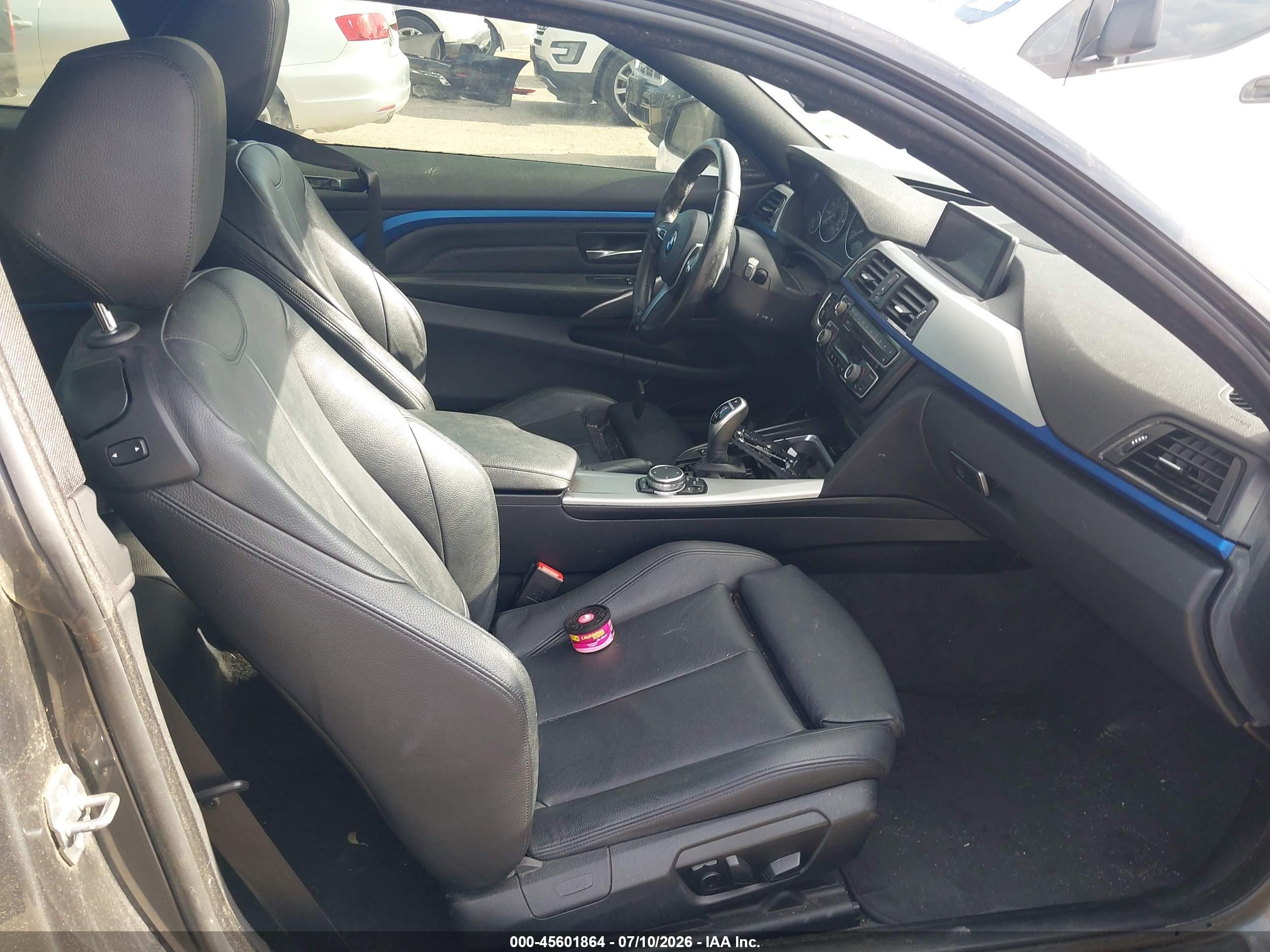 2015 Bmw 435i   Gray vin: WBA3R1C51FK195505