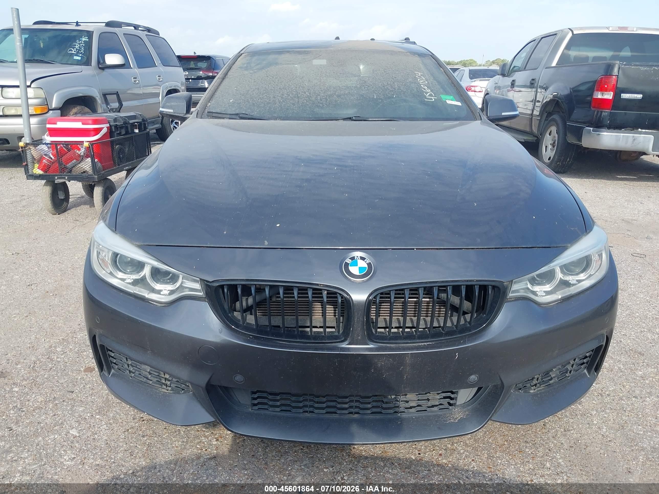 2015 Bmw 435i   Gray vin: WBA3R1C51FK195505