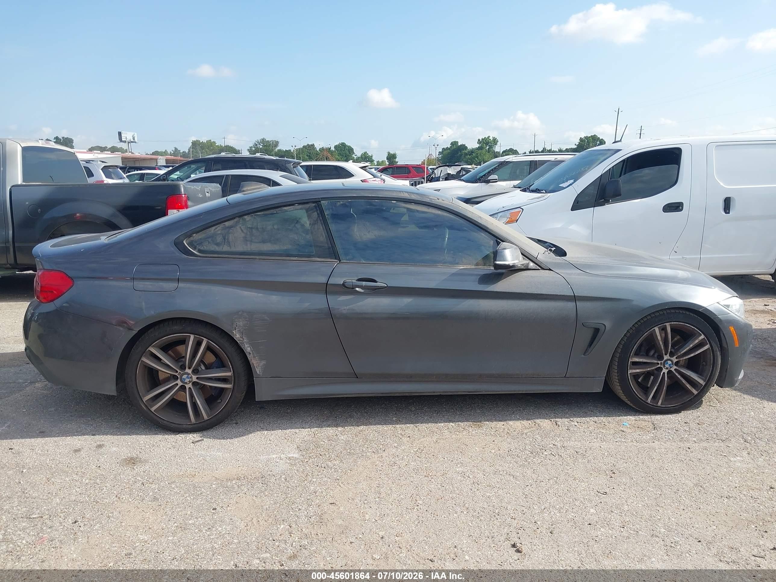 2015 Bmw 435i   Gray vin: WBA3R1C51FK195505