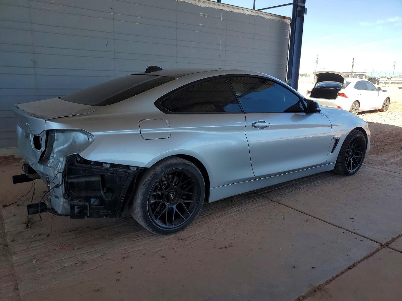 2014 Bmw 435 I Silver vin: WBA3R1C52EF774123