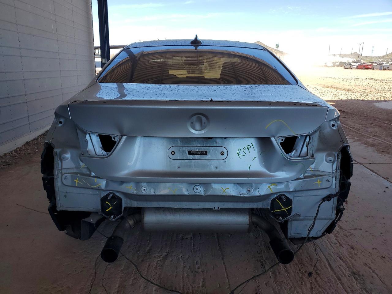 2014 Bmw 435 I Silver vin: WBA3R1C52EF774123
