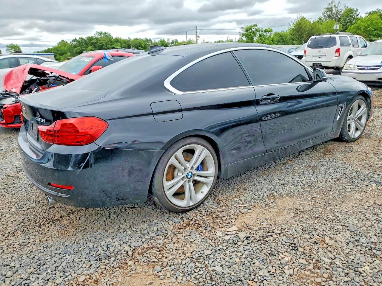 2014 Bmw 435 I Black vin: WBA3R1C52EK190117