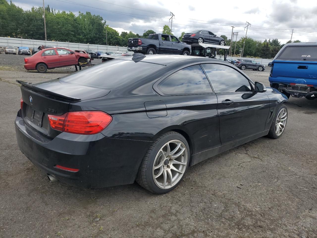2014 Bmw 435 I Black vin: WBA3R1C52EK190800