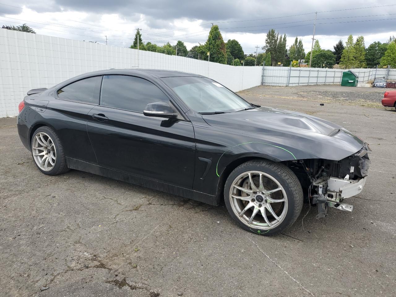 2014 Bmw 435 I Black vin: WBA3R1C52EK190800