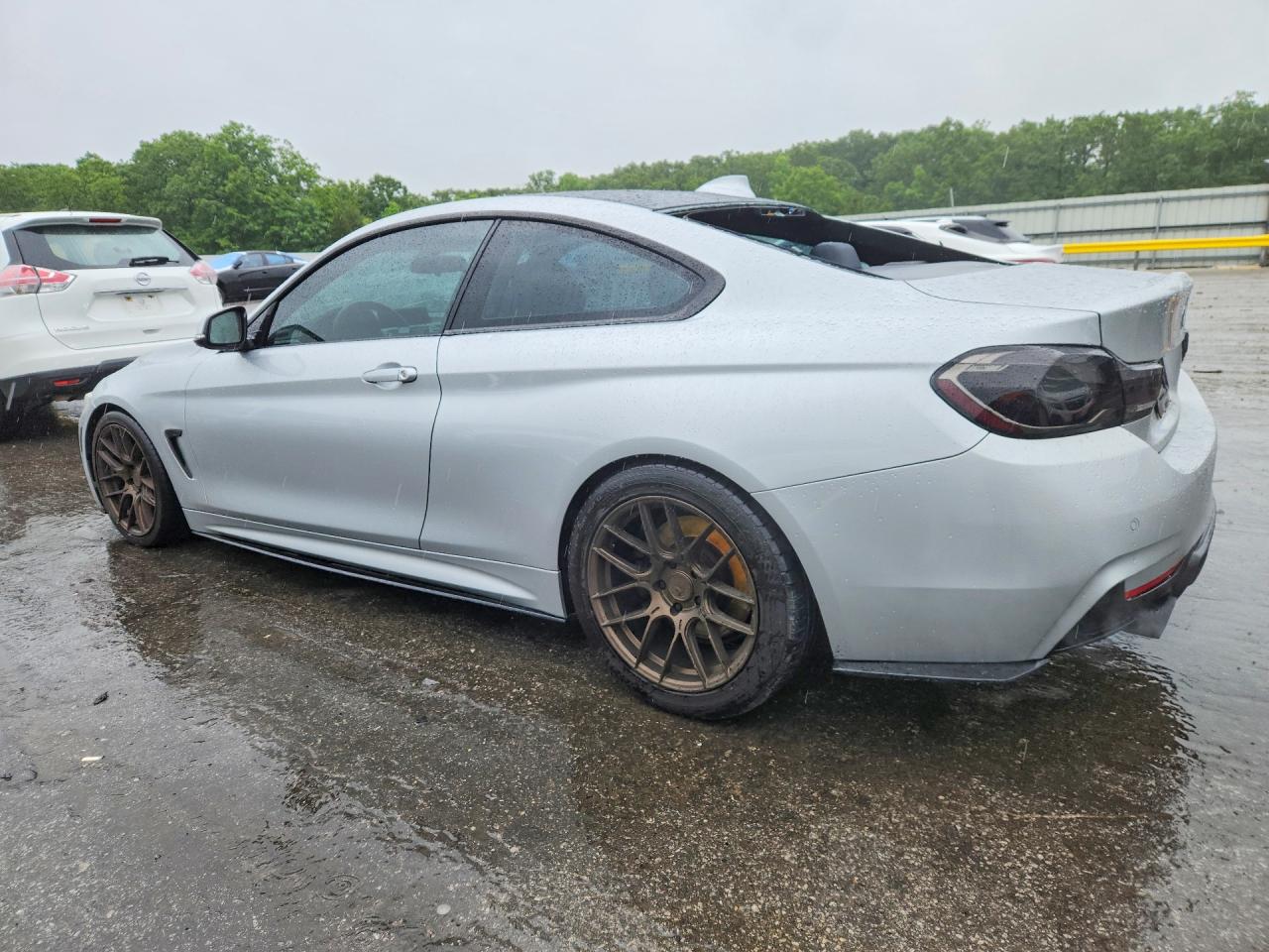 2015 Bmw 435 I Silver vin: WBA3R1C52FK193469