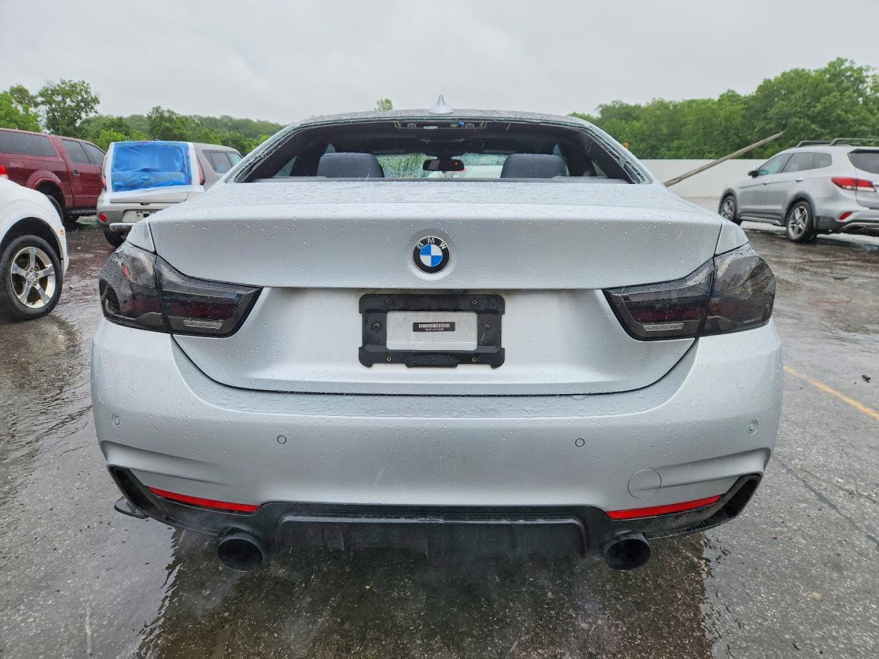 2015 Bmw 435 I Silver vin: WBA3R1C52FK193469