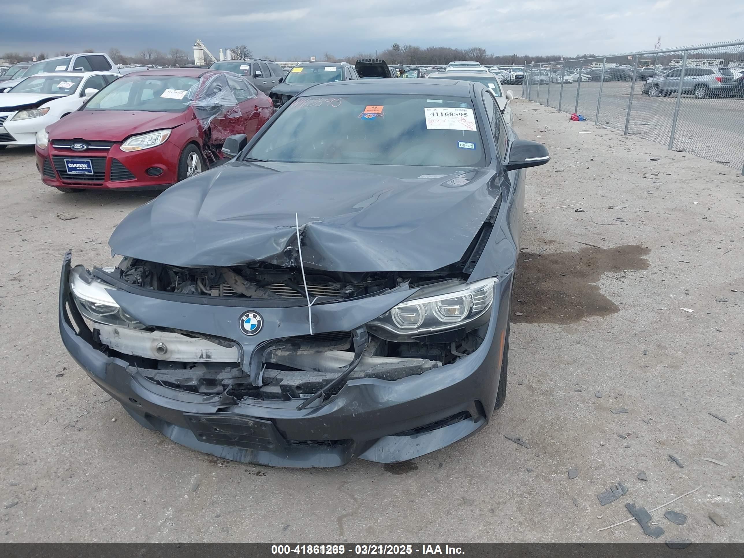 2014 Bmw 435i   Gray vin: WBA3R1C53EK191289