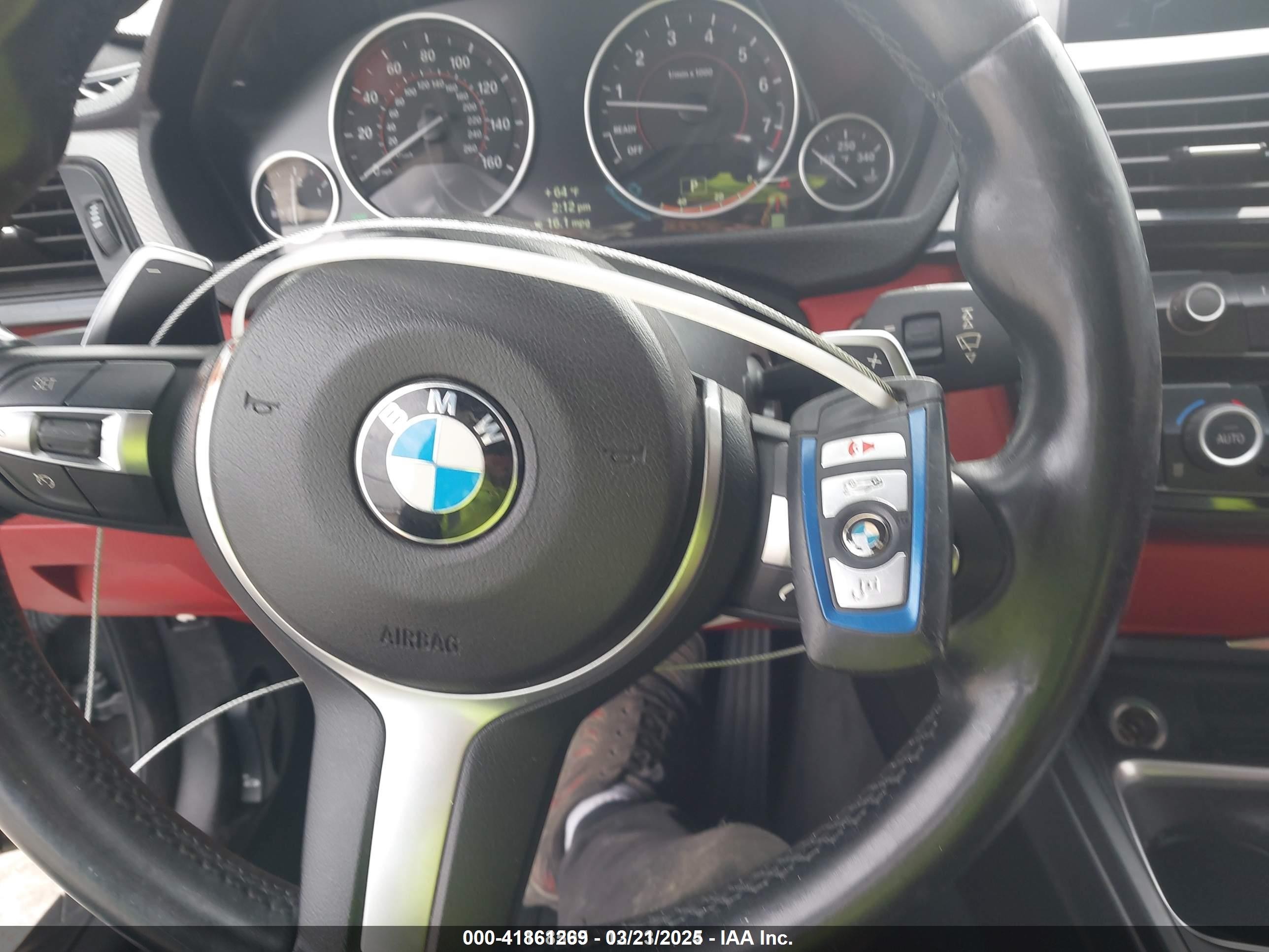 2014 Bmw 435i   Gray vin: WBA3R1C53EK191289