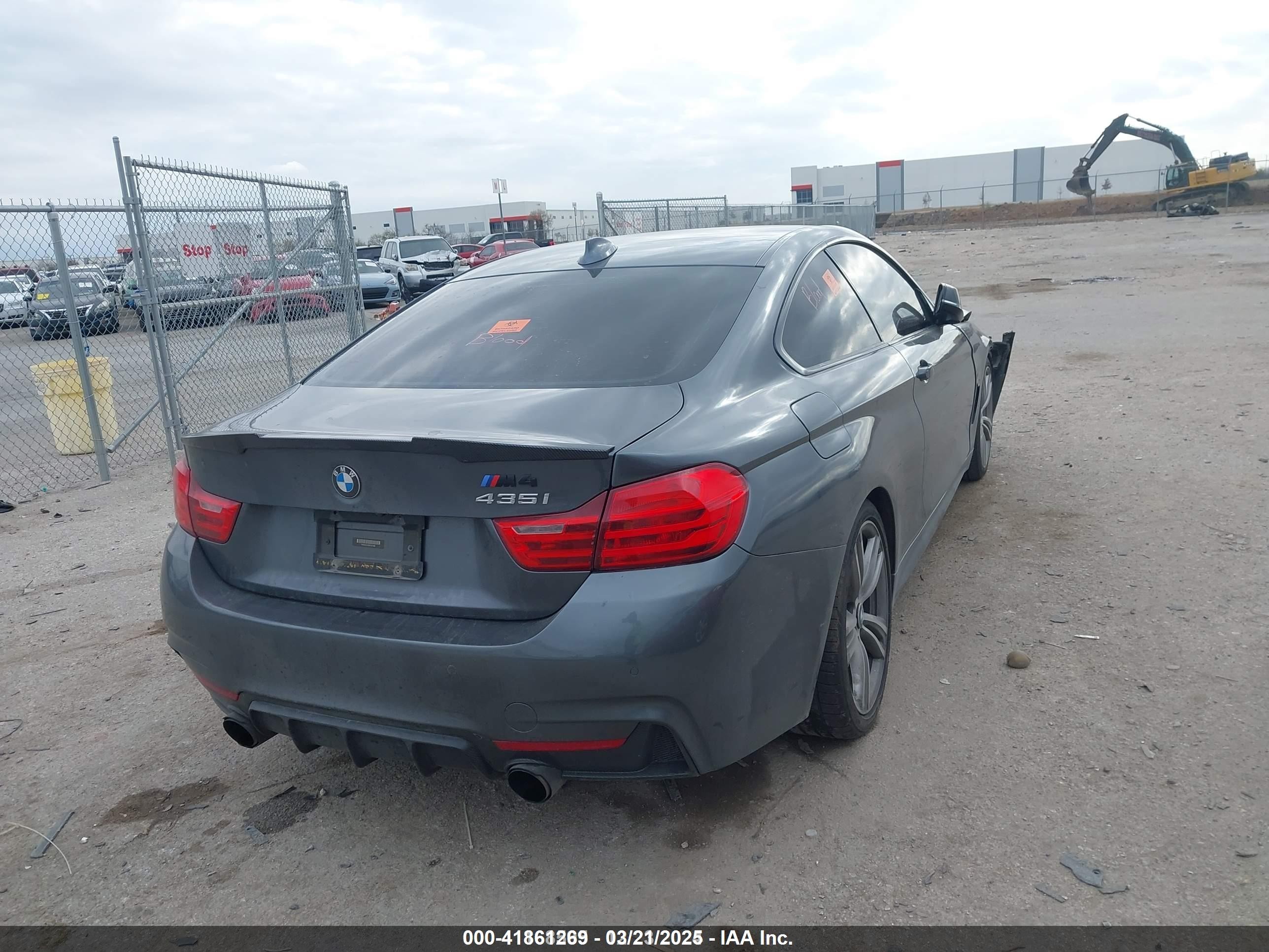 2014 Bmw 435i   Gray vin: WBA3R1C53EK191289