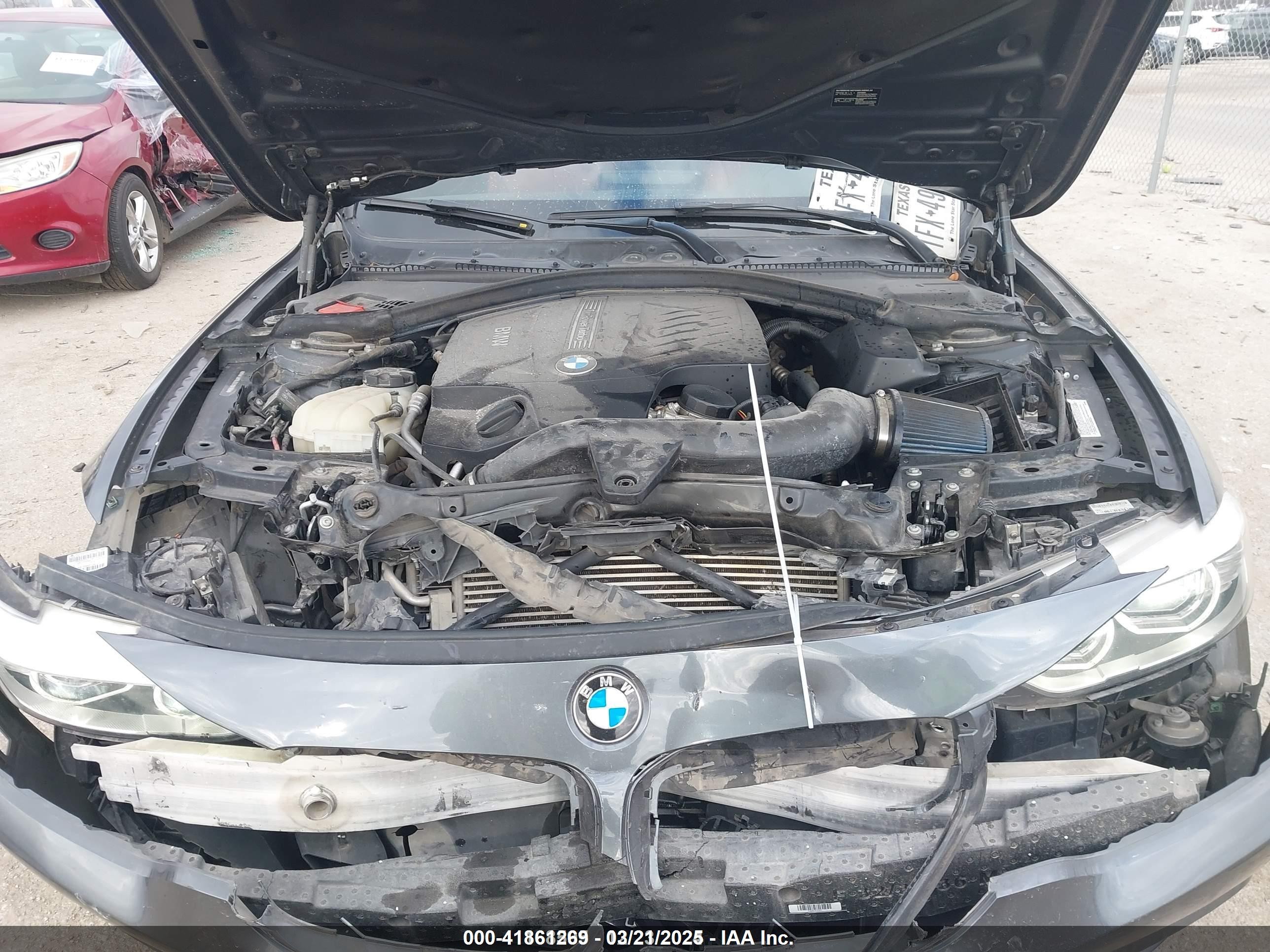 2014 Bmw 435i   Gray vin: WBA3R1C53EK191289