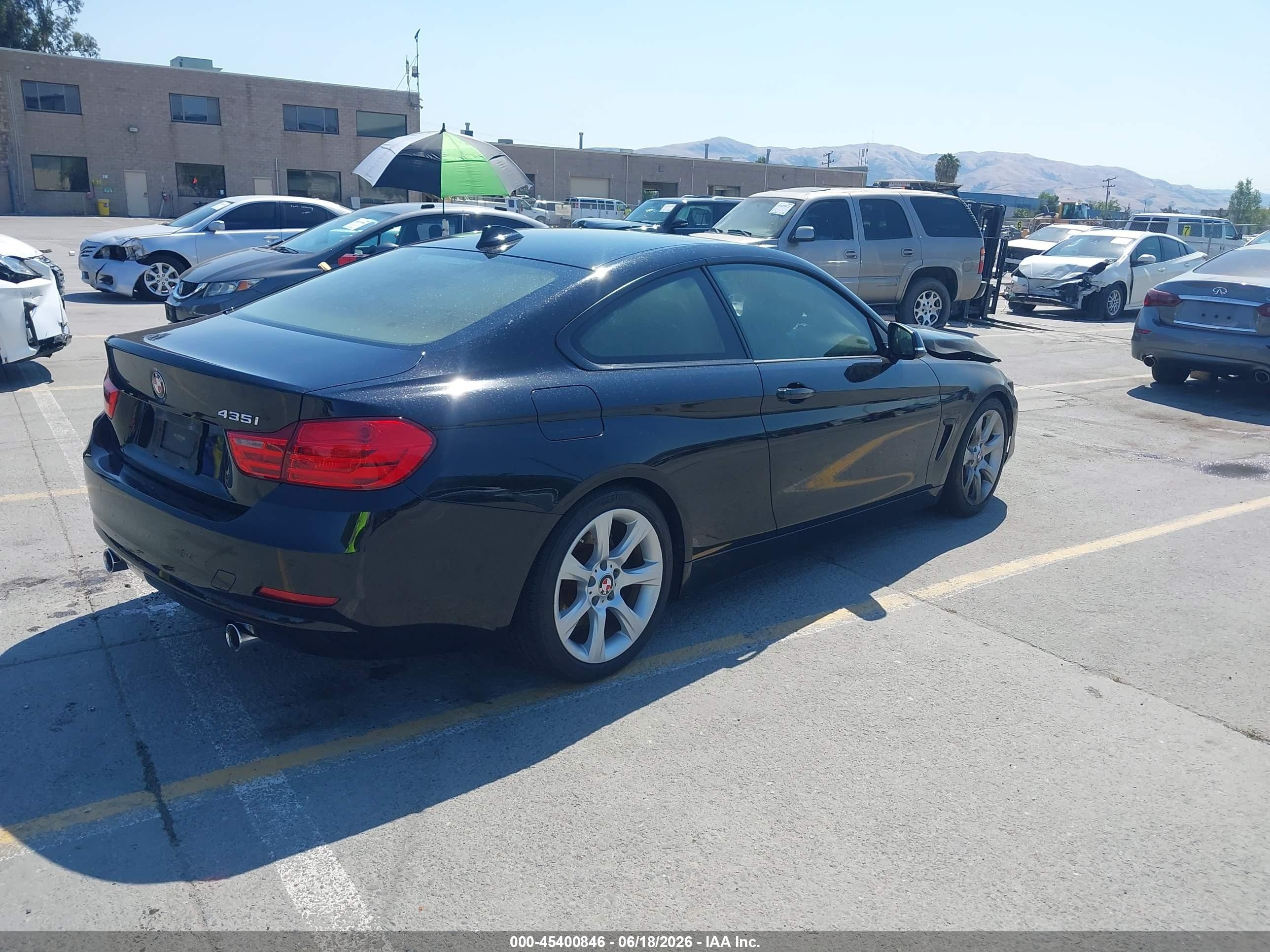 2014 Bmw 435i   Black vin: WBA3R1C53EK191437