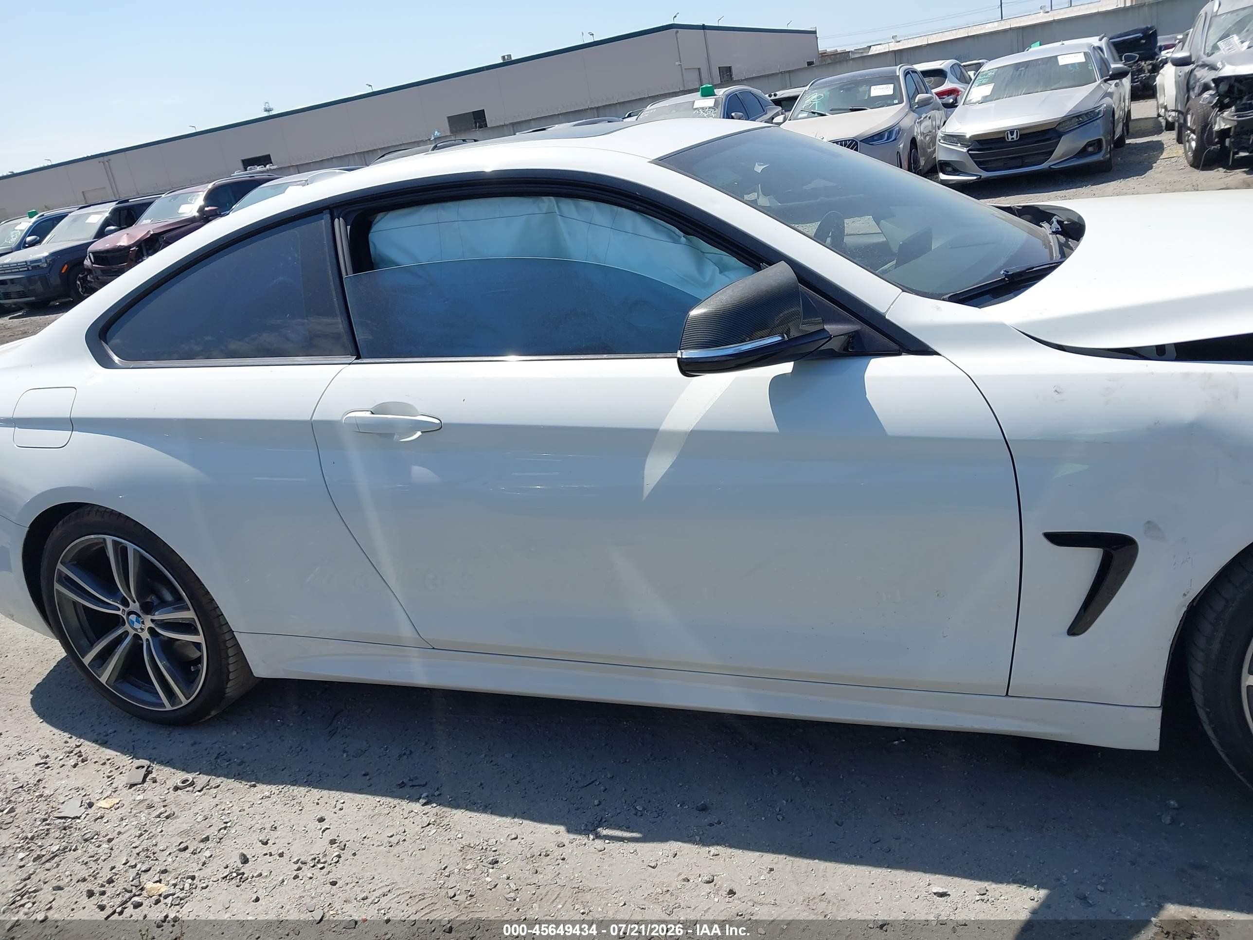 2015 Bmw 435i   White vin: WBA3R1C53FK195750