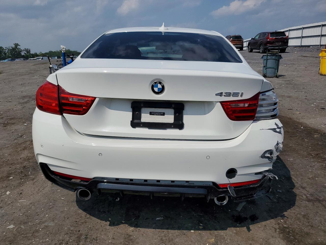 2014 Bmw 435 I White vin: WBA3R1C54EF774236