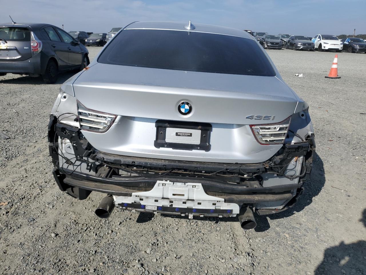 2014 Bmw 435 I Silver vin: WBA3R1C54EF774317