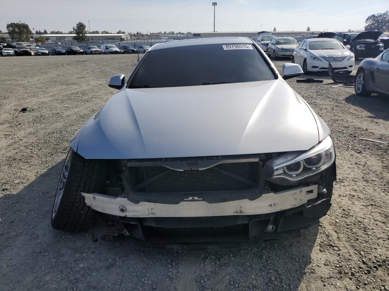2014 Bmw 435 I Silver vin: WBA3R1C54EF774317