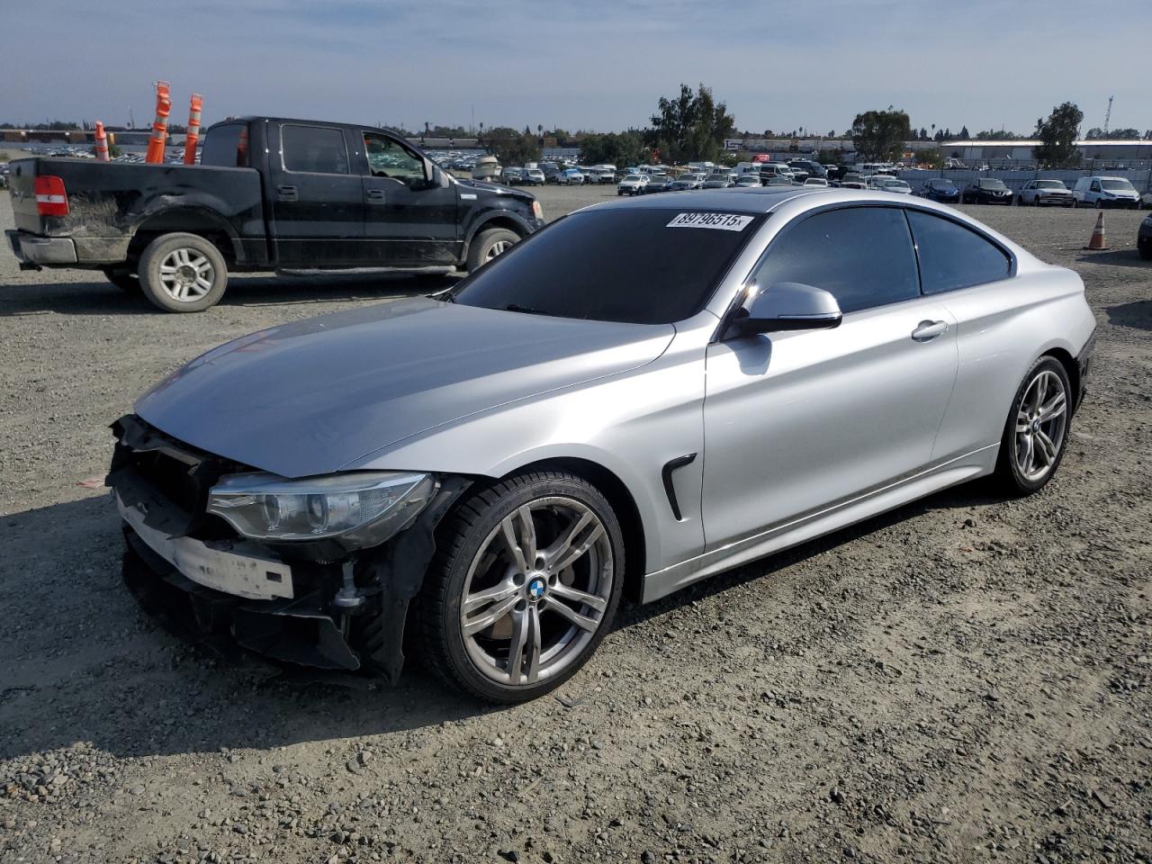2014 Bmw 435 I Silver vin: WBA3R1C54EF774317