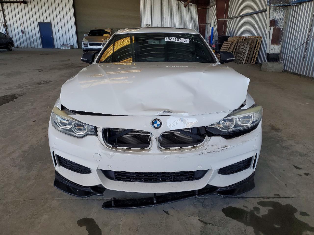 2015 Bmw 435 I White vin: WBA3R1C54FK193277
