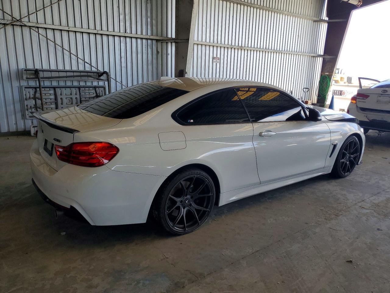 2015 Bmw 435 I White vin: WBA3R1C54FK193277