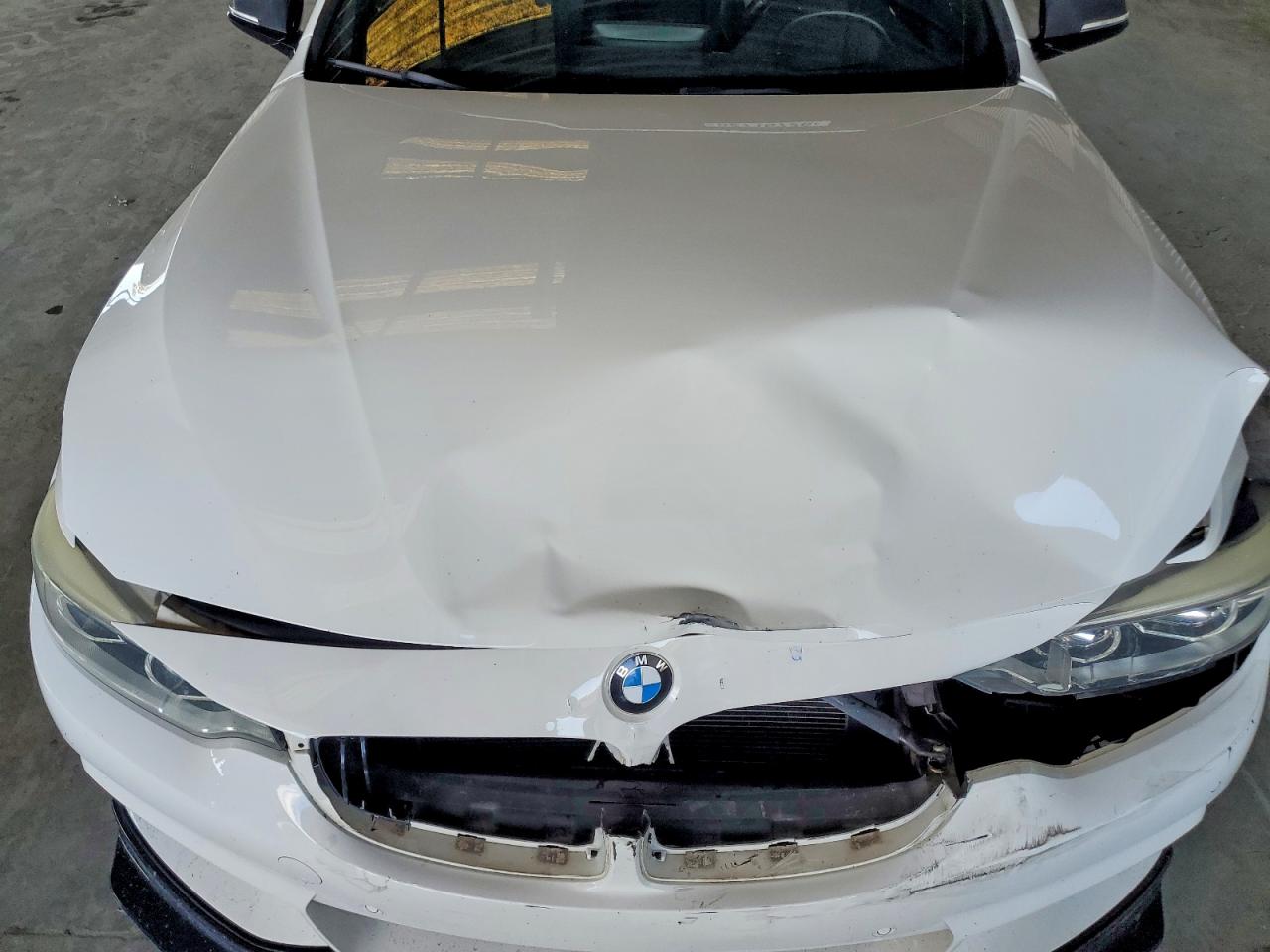 2015 Bmw 435 I White vin: WBA3R1C54FK193277