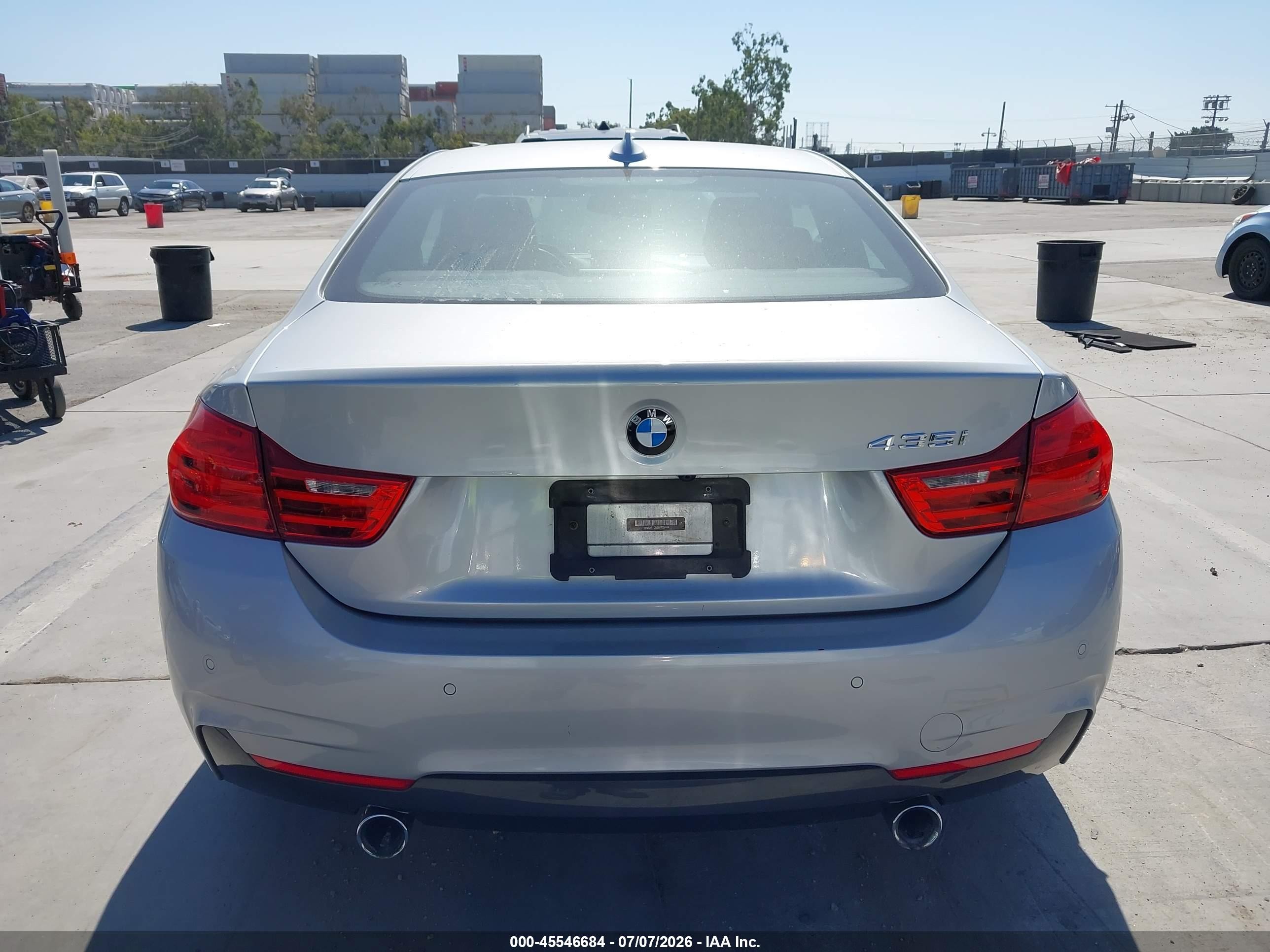 2014 Bmw 435i Silver vin: WBA3R1C55EF729404