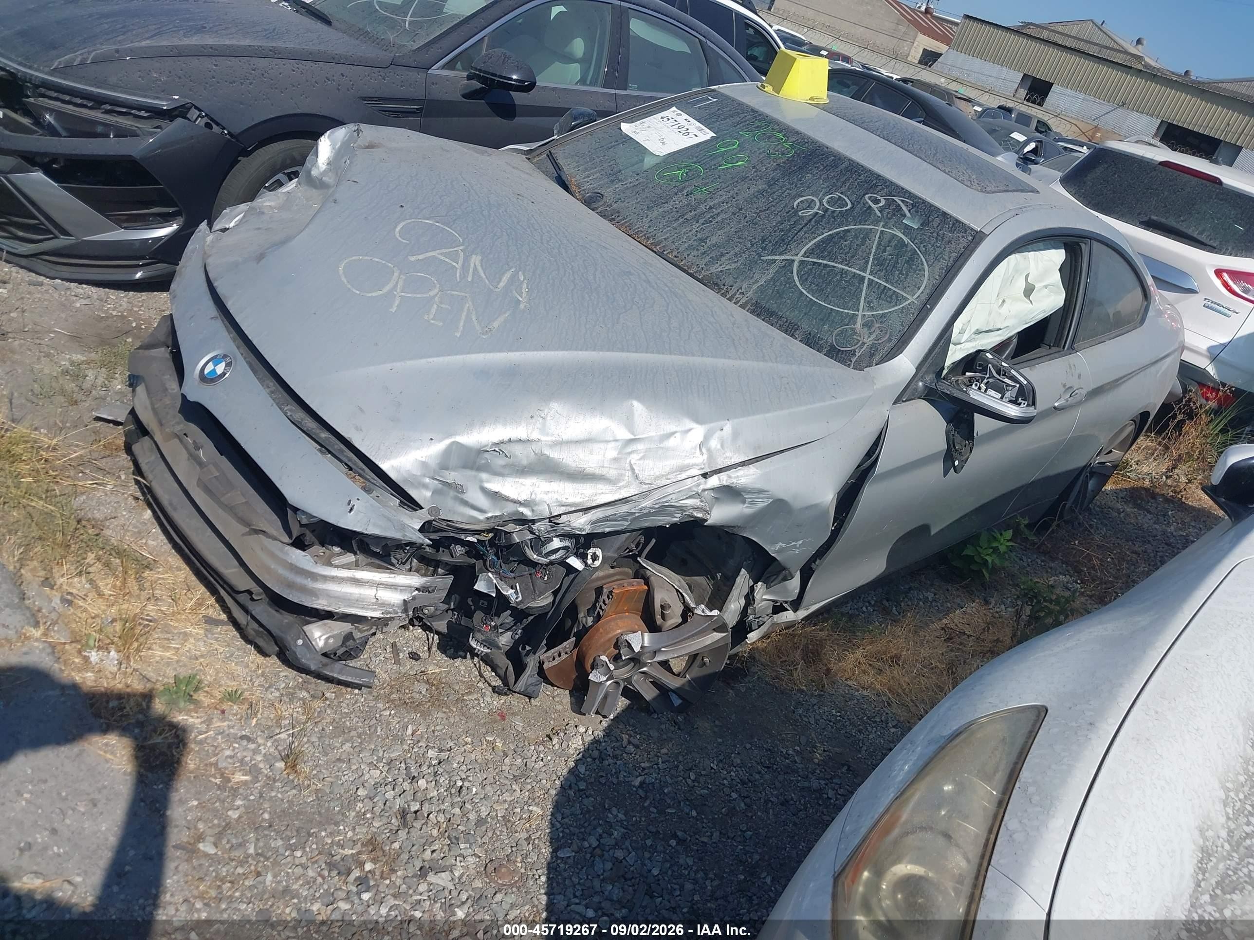 2015 Bmw 435i   Silver vin: WBA3R1C55FK193725