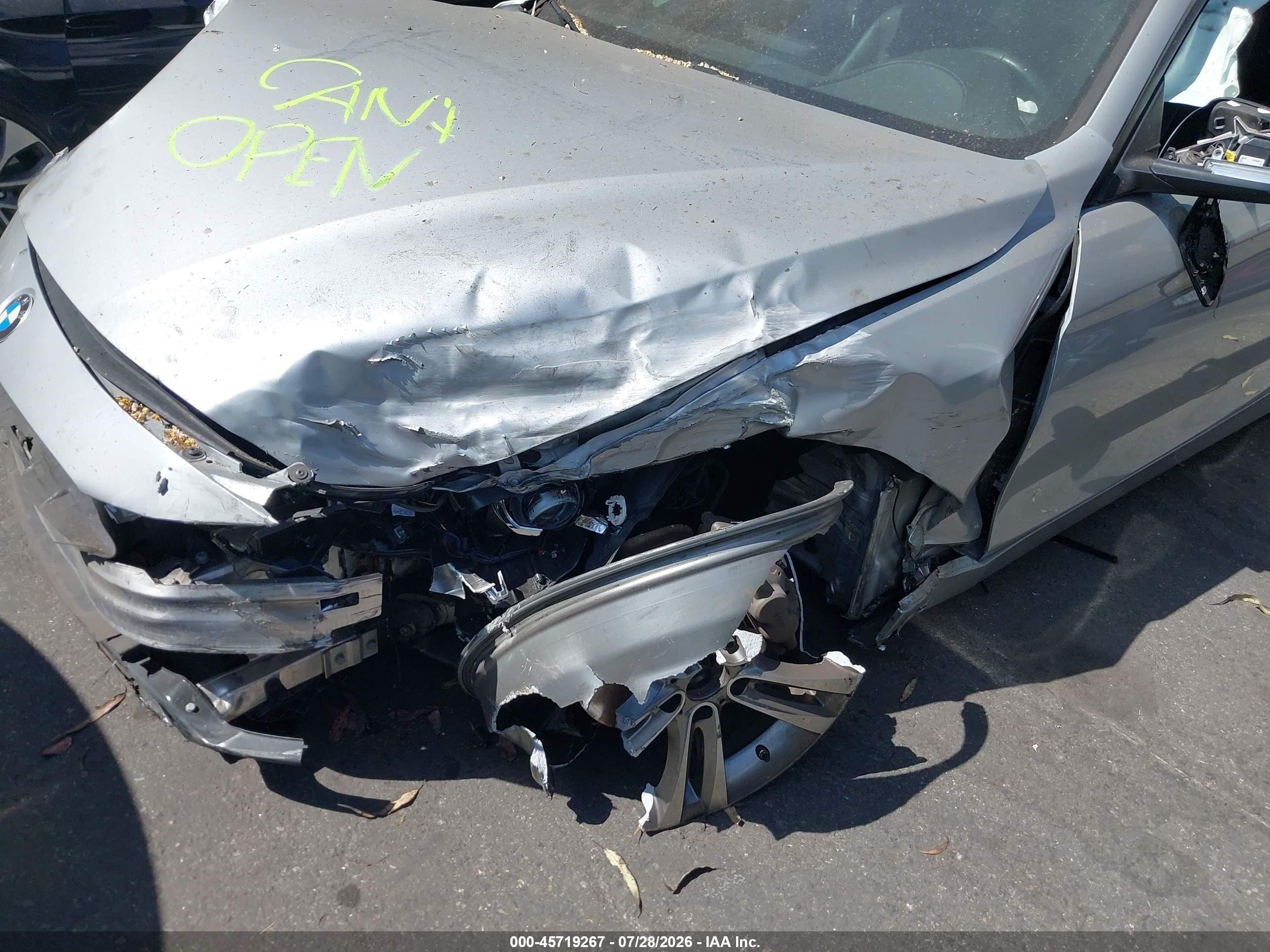 2015 Bmw 435i   Silver vin: WBA3R1C55FK193725