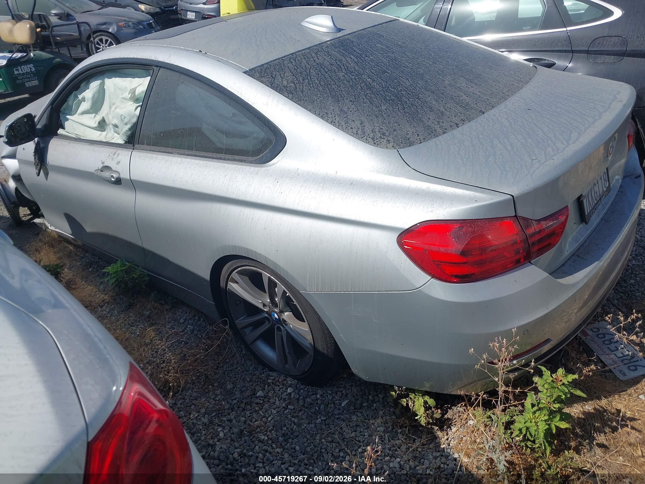 2015 Bmw 435i   Silver vin: WBA3R1C55FK193725