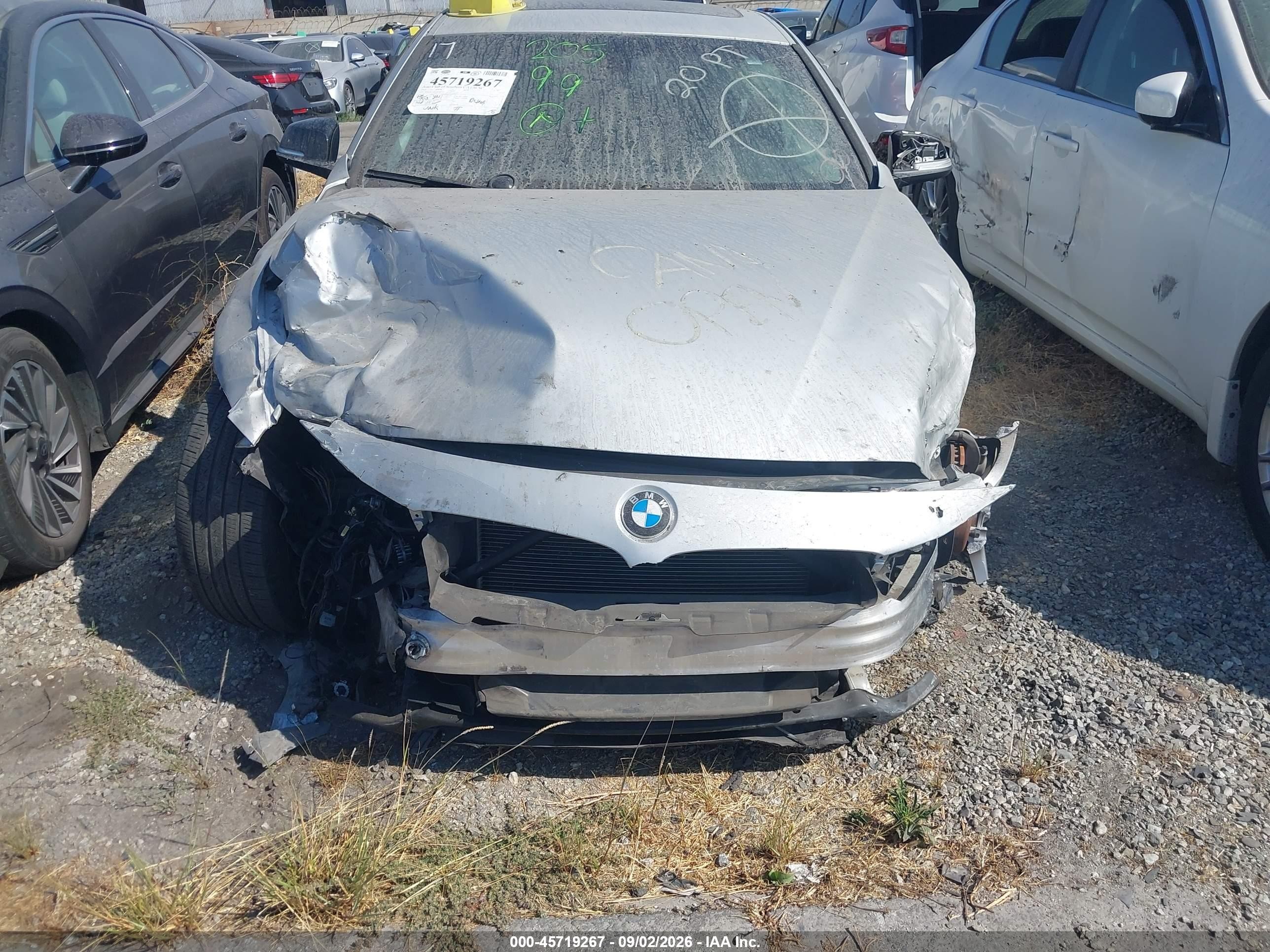 2015 Bmw 435i   Silver vin: WBA3R1C55FK193725
