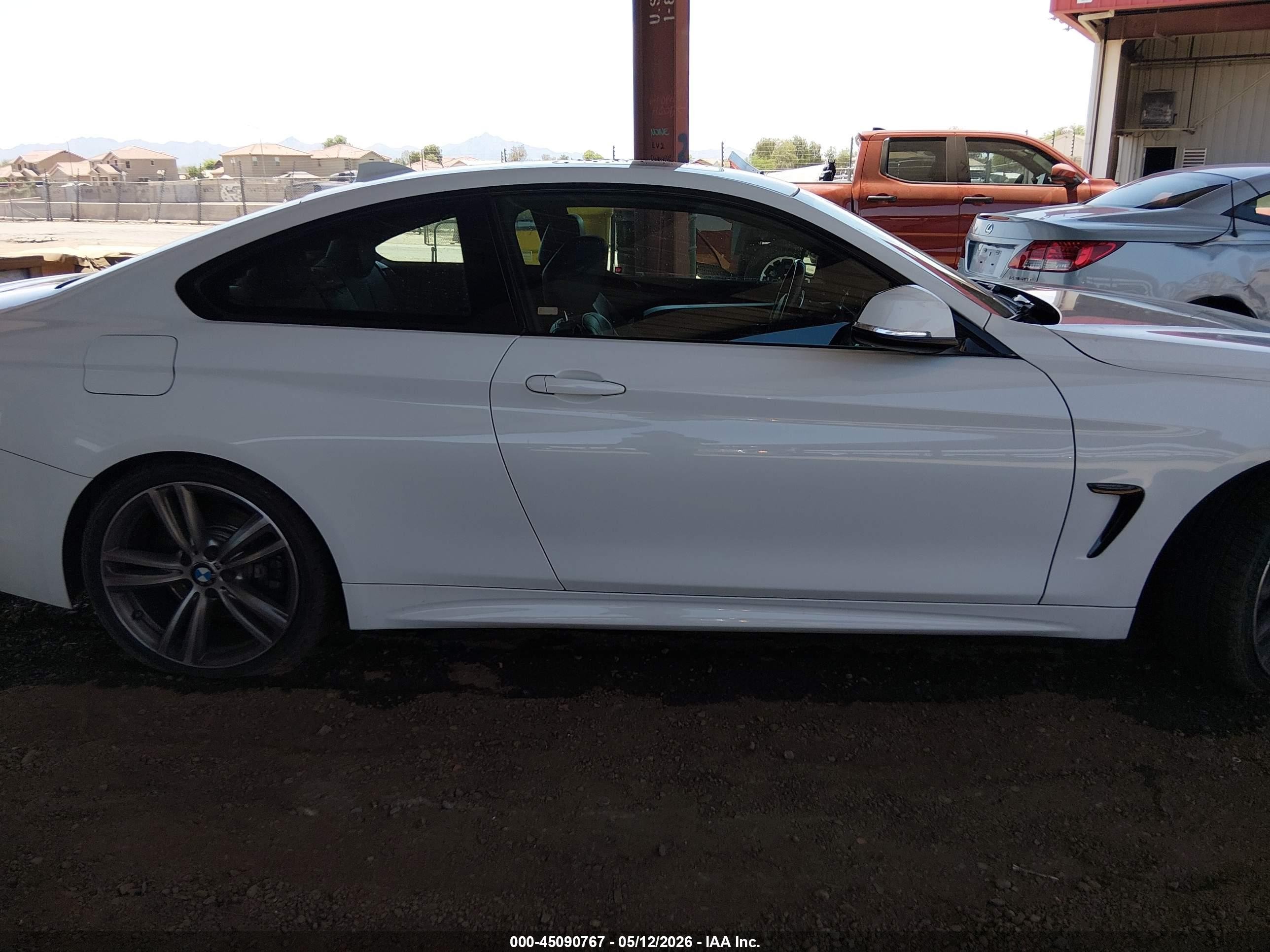 2015 Bmw 435i   White vin: WBA3R1C55FK195037
